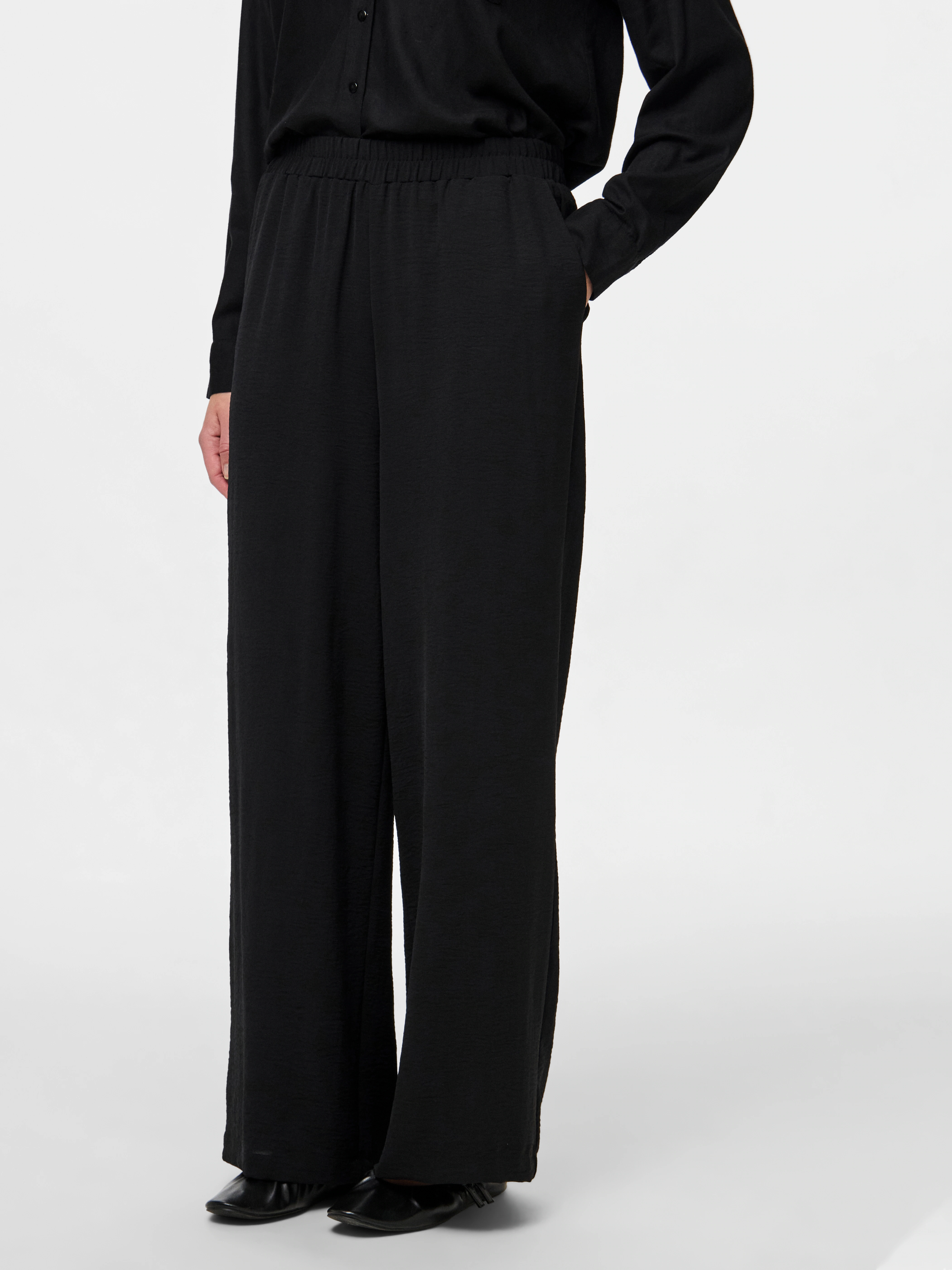 pieces Schlupfhose "PCTIFFANY HW WIDE PANTS WVN NOOS BC", Sommerhose günstig online kaufen