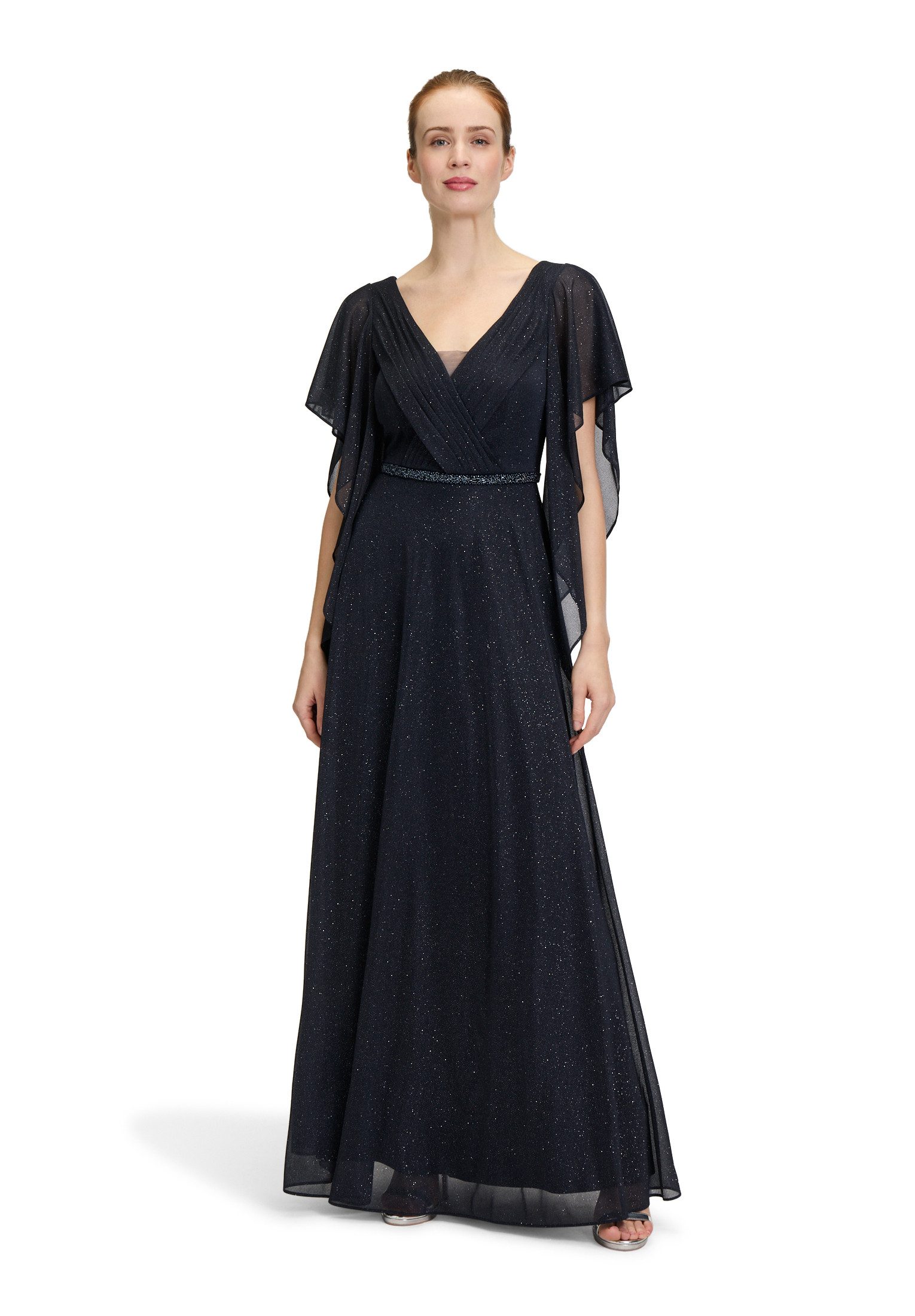 Vera Mont Abendkleid "Vera Mont Damen Abendkleid im Glitzer-Look", Falten günstig online kaufen