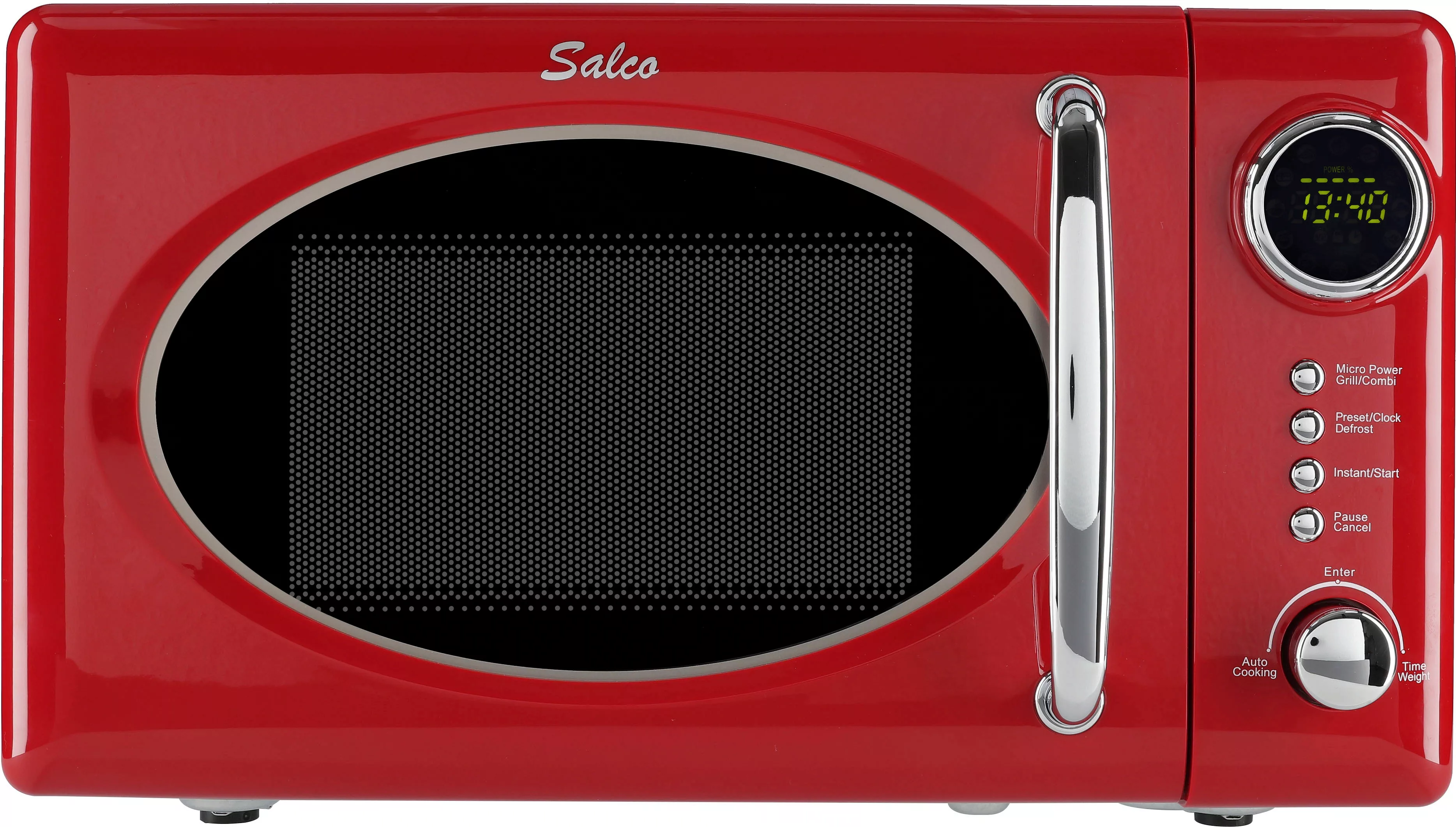 SALCO Mikrowelle »SRM-20.5G«, Mikrowelle-Grill, im Retrostyle günstig online kaufen