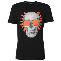 Herren T-Shirt Stitched Skull günstig online kaufen