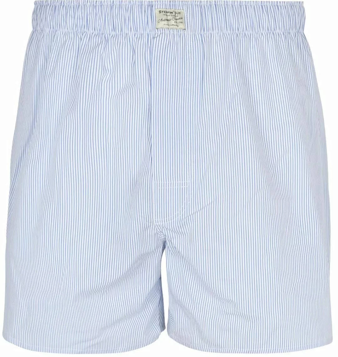 Steppin' Out Boxershort Striped Blau - Größe S günstig online kaufen