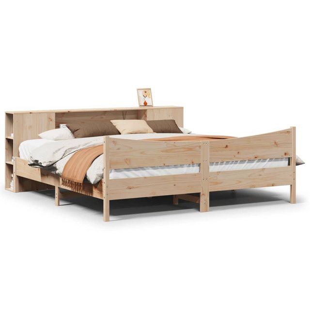 vidaXL Bett, Massivholzbett ohne Matratze 200x200 cm Kiefer günstig online kaufen