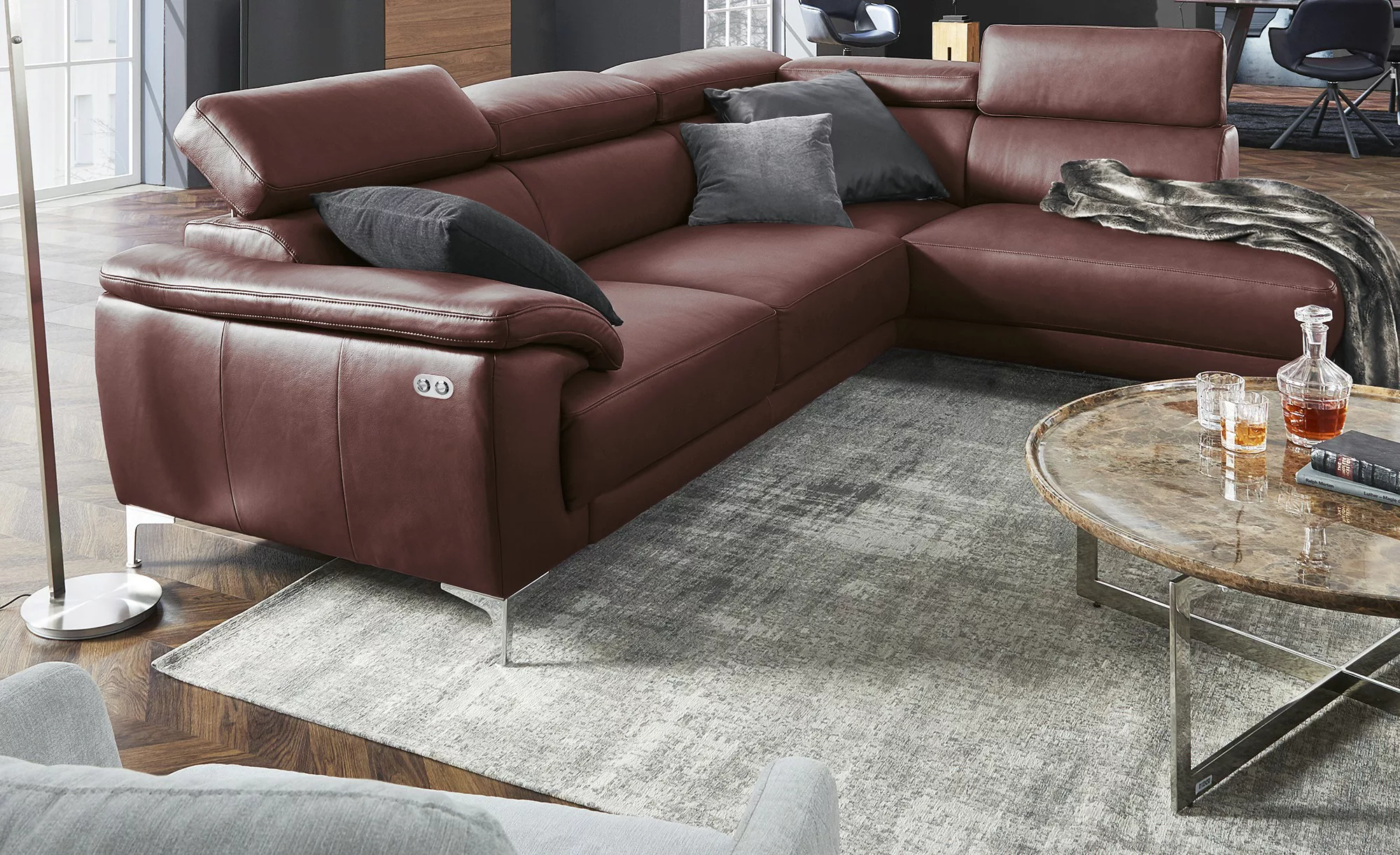 Max Schelling Ecksofa  Vita ¦ rot ¦ Maße (cm): B: 293 H: 79 T: 209 Polsterm günstig online kaufen