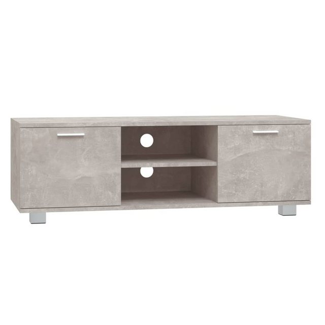 furnicato TV-Schrank Betongrau 120x40,5x35 cm Holzwerkstoff günstig online kaufen