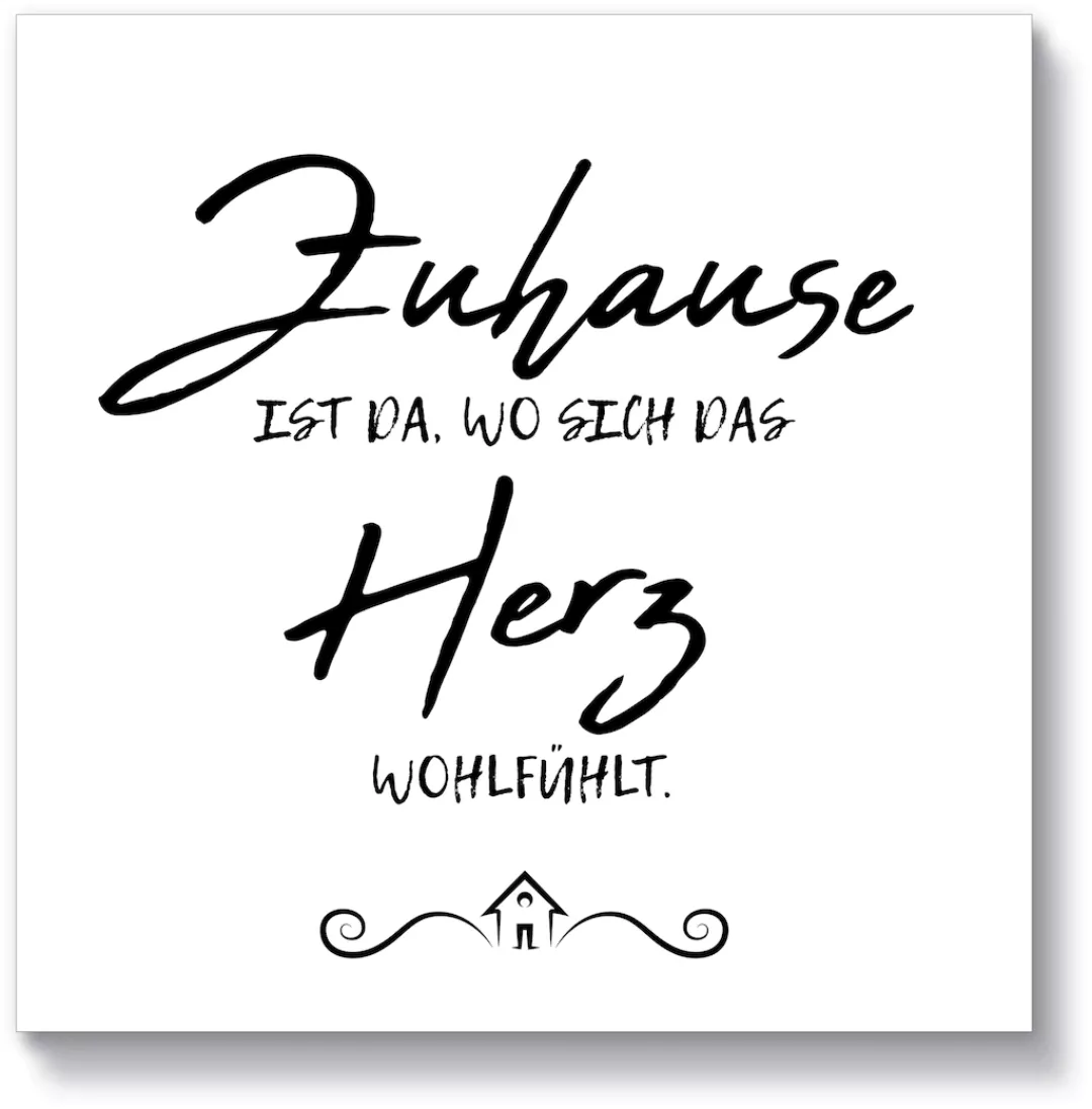 Artland Holzbild "Zuhause III", Sprüche & Texte, (1 St.) günstig online kaufen