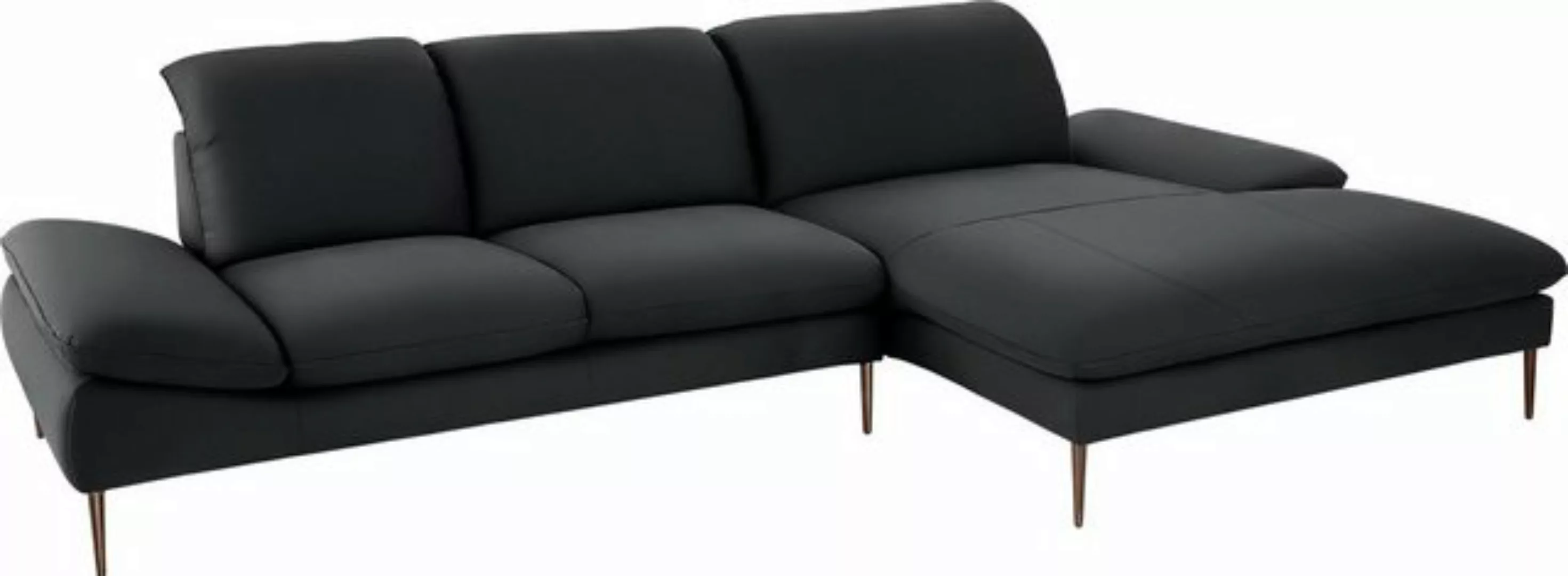 W.SCHILLIG Ecksofa enjoy&MORE, Sitztiefenverstellung, Füße bronze pulverbes günstig online kaufen