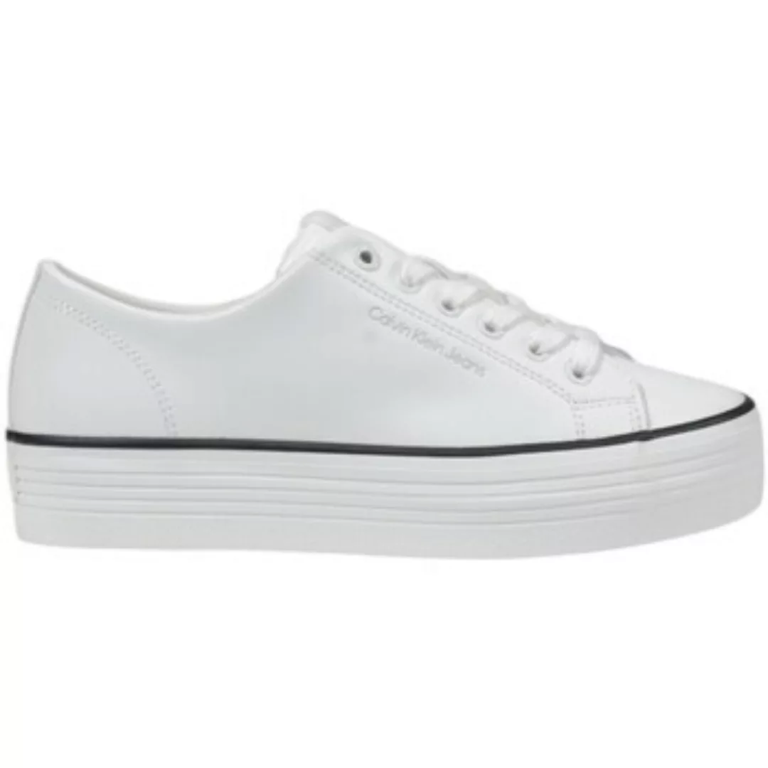 Calvin Klein Jeans Sneaker "BOLD VULC FLATF LOW LTH IN", Halbschuh, Schnürs günstig online kaufen