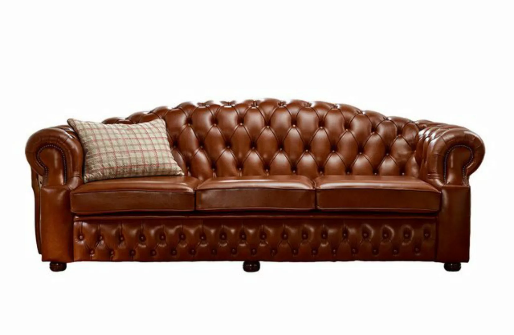 JVmoebel Chesterfield-Sofa Chesterfield 4 Sitzer Sofa Design Sofa Couch 270 günstig online kaufen