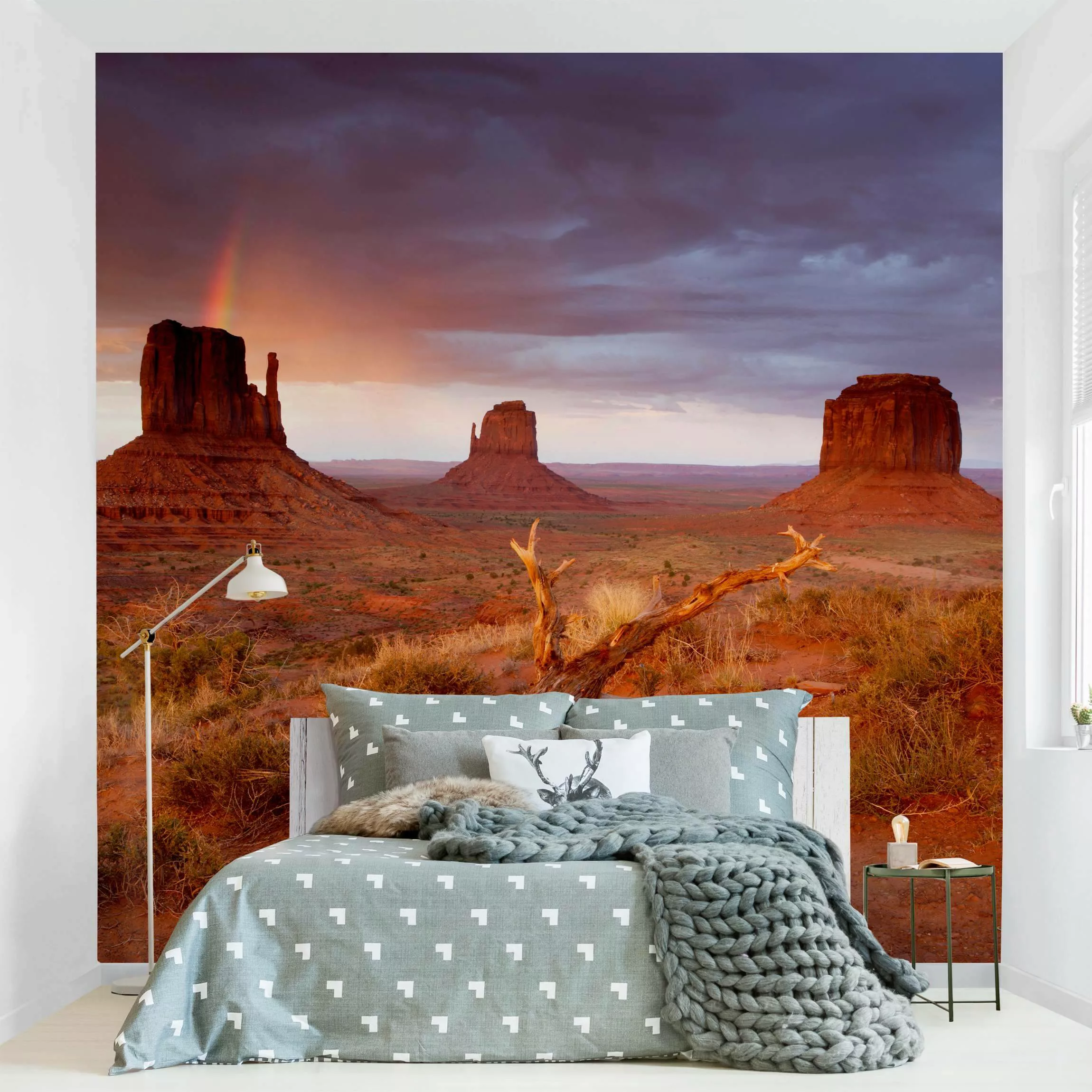 Fototapete Monument Valley bei Sonnenuntergang günstig online kaufen