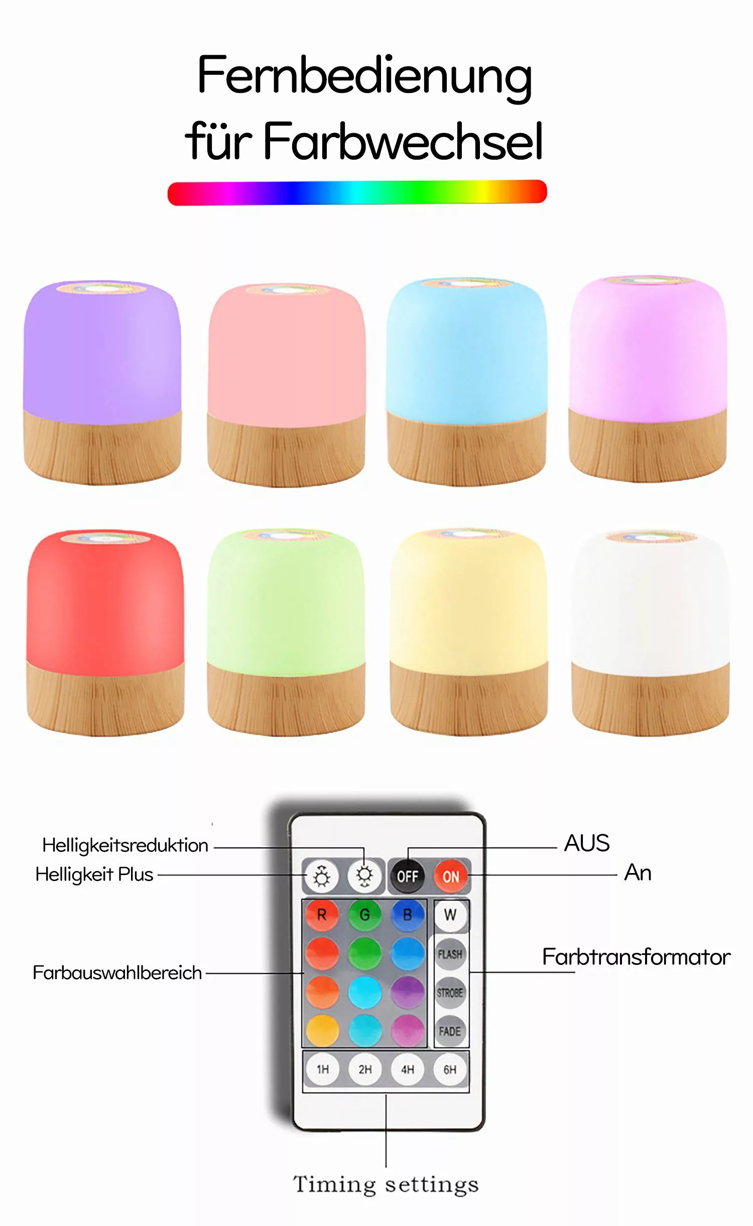 OYLCDI LED Nachttischlampe Touch-Lampe,tragbare Tisch-Nachttischlampen mit günstig online kaufen