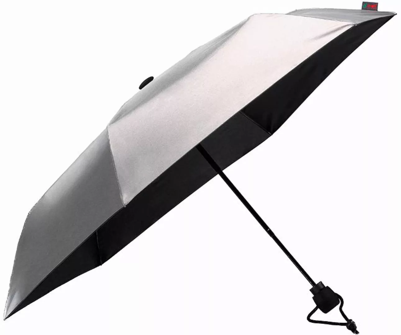 EuroSCHIRM Taschenregenschirm "light trek ultra, silber", mit UV-Lichtschut günstig online kaufen
