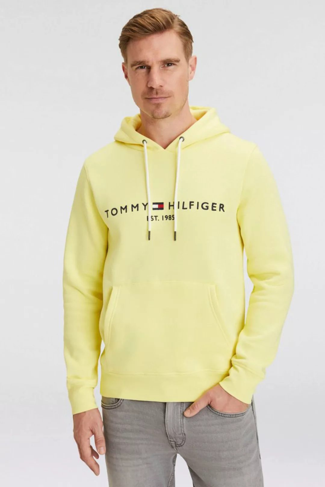 Tommy Hilfiger Kapuzensweatshirt TOMMY LOGO HOODY mit Kapuze und Kängurutas günstig online kaufen