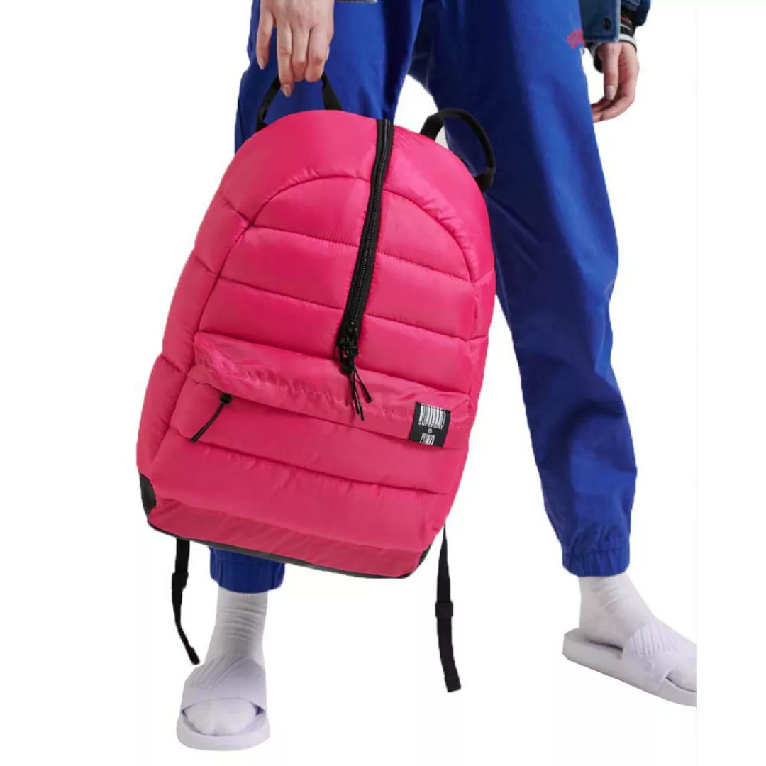 Superdry Puffer Middle Zip Montana Rucksack One Size Shocking Pink günstig online kaufen