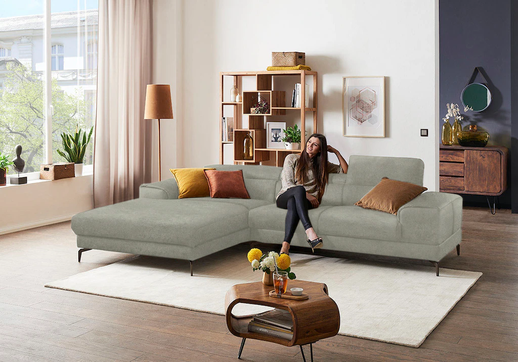 W.SCHILLIG Ecksofa "piedroo, Designsofa mit tollem Sitzkomfort, elegant und günstig online kaufen