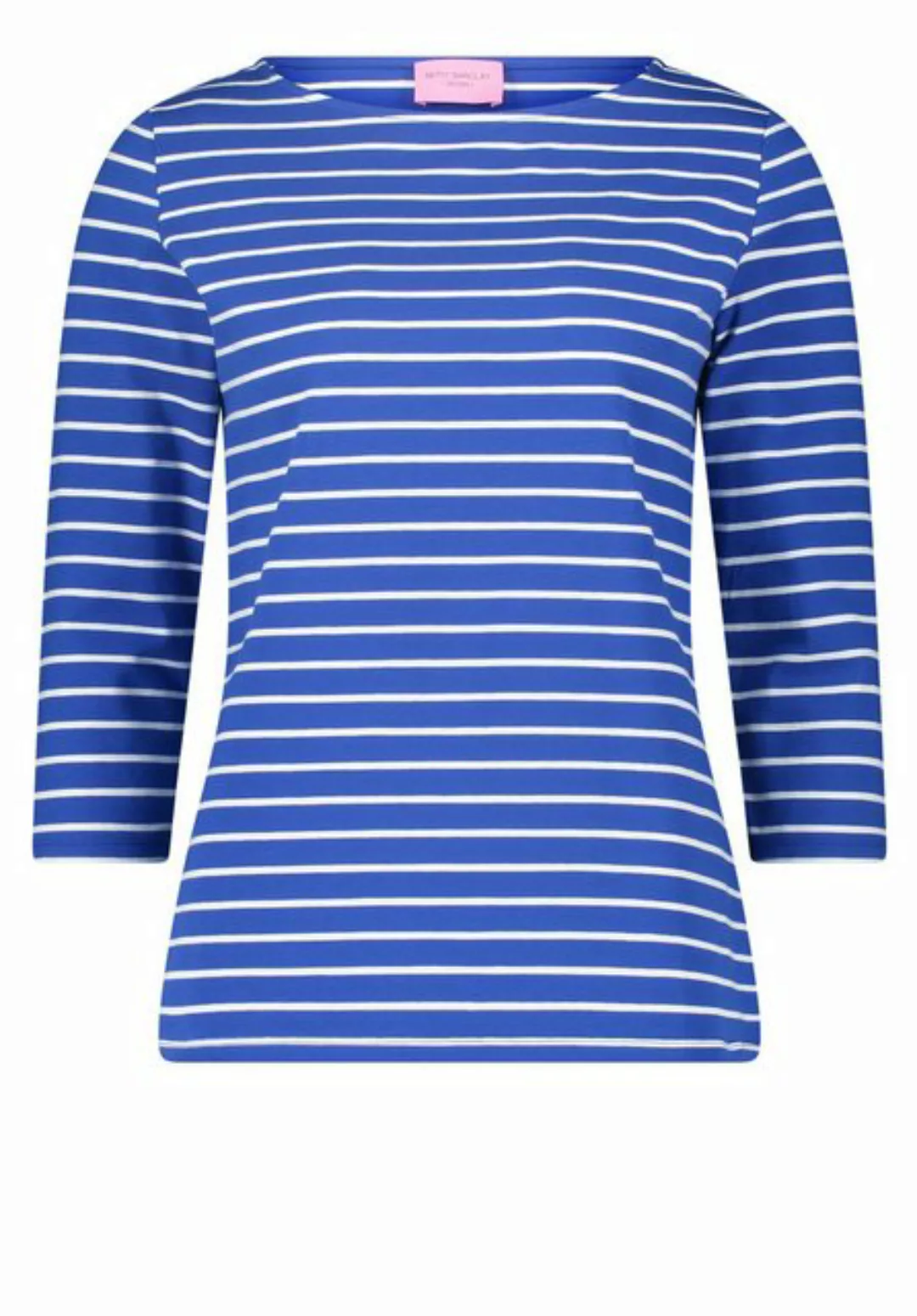 Betty Barclay T-Shirt Shirt Kurz 3/4 Arm, Blue/Cream günstig online kaufen