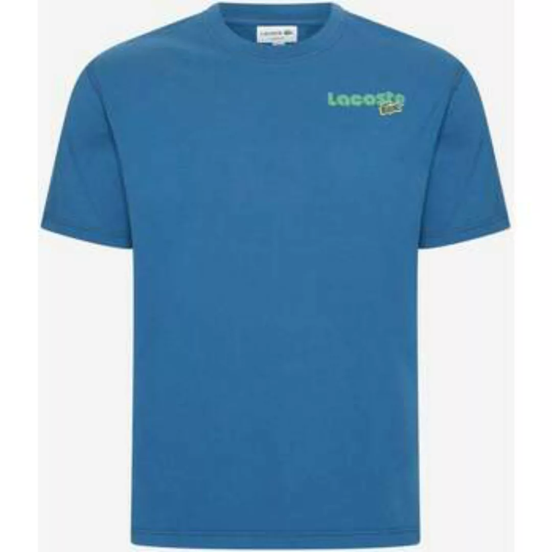 Lacoste  T-Shirts & Poloshirts backprint tee - globe günstig online kaufen