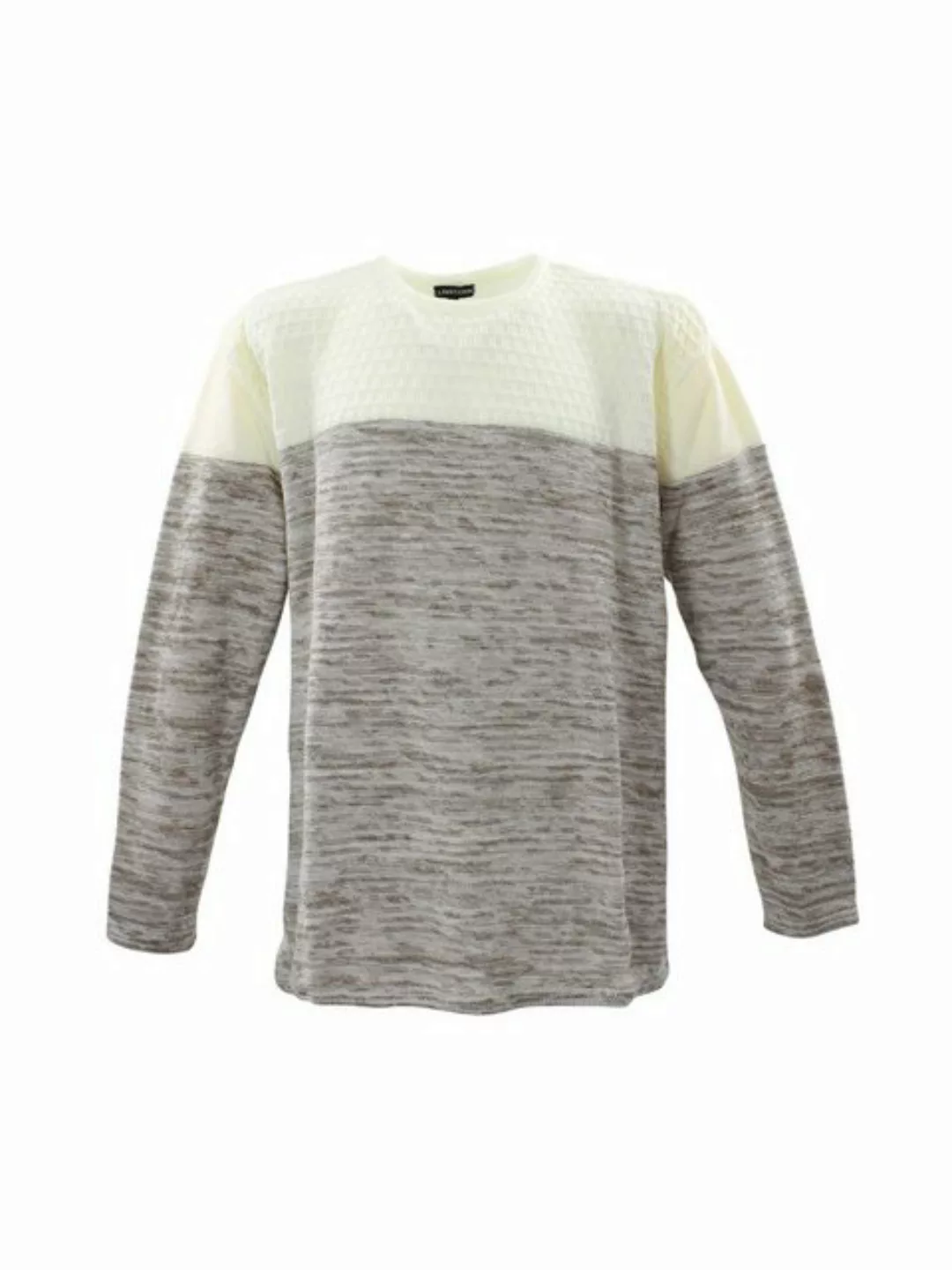 Lavecchia Strickpullover Lavecchia Herren Strickpullover LV-499 (Ecru-Beige günstig online kaufen