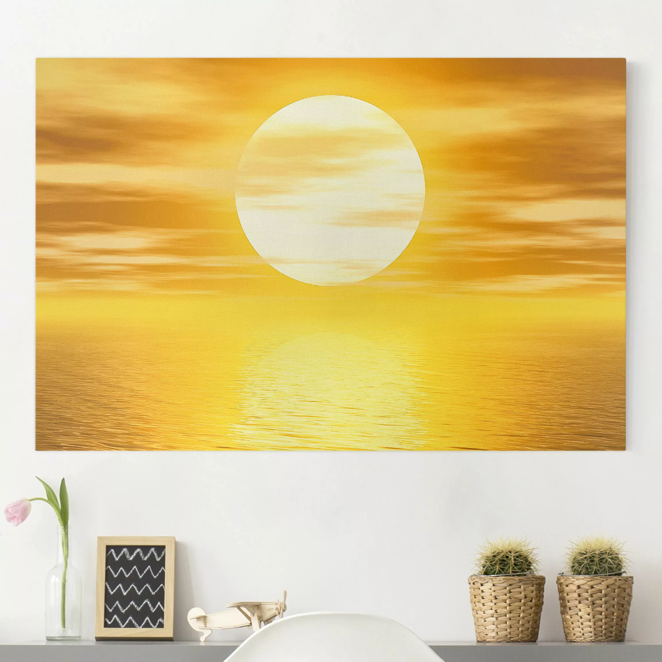 Leinwandbild Strand - Querformat Summer Sun günstig online kaufen