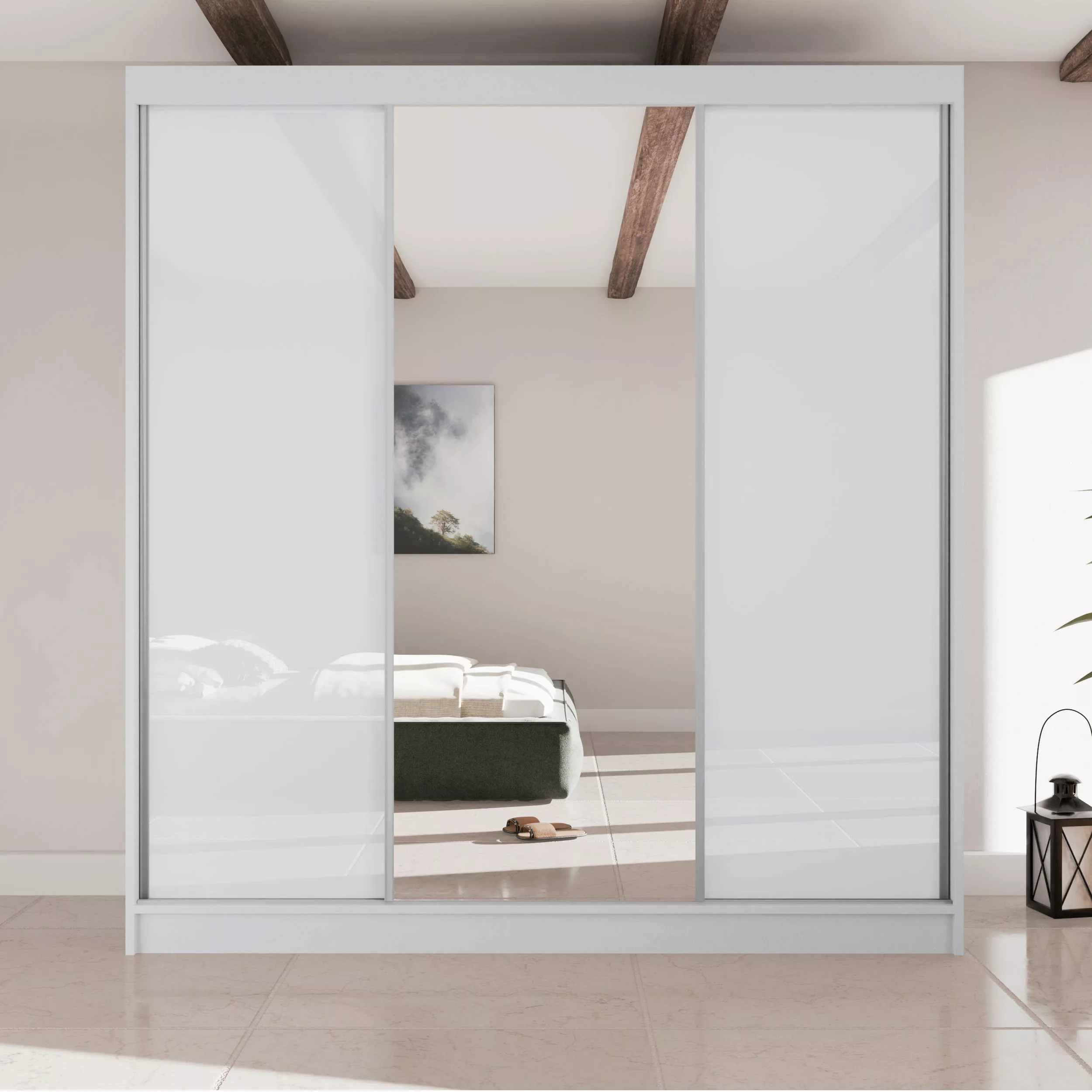 Beautysofa Kleiderschrank VELIS II Breite: 200cm, günstig online kaufen