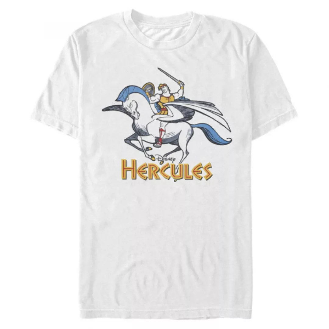 Disney - Hercules - Hercules Woodcut Herc - Männer T-Shirt günstig online kaufen