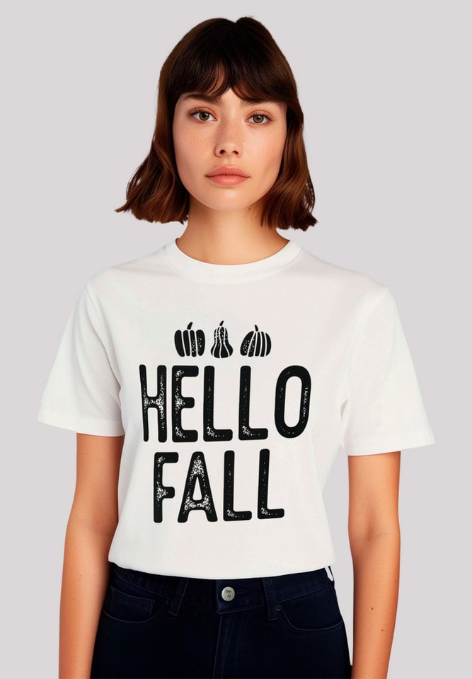 F4NT4STIC T-Shirt Hello Fall Herbst Premium Qualität, Halloween, Herbst günstig online kaufen