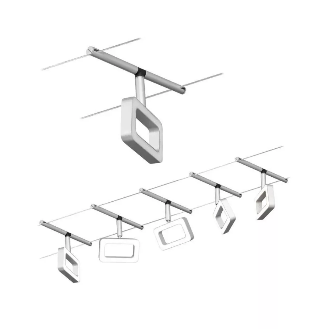 Paulmann Frame LED-Seilsystem 5fl. chrom matt günstig online kaufen