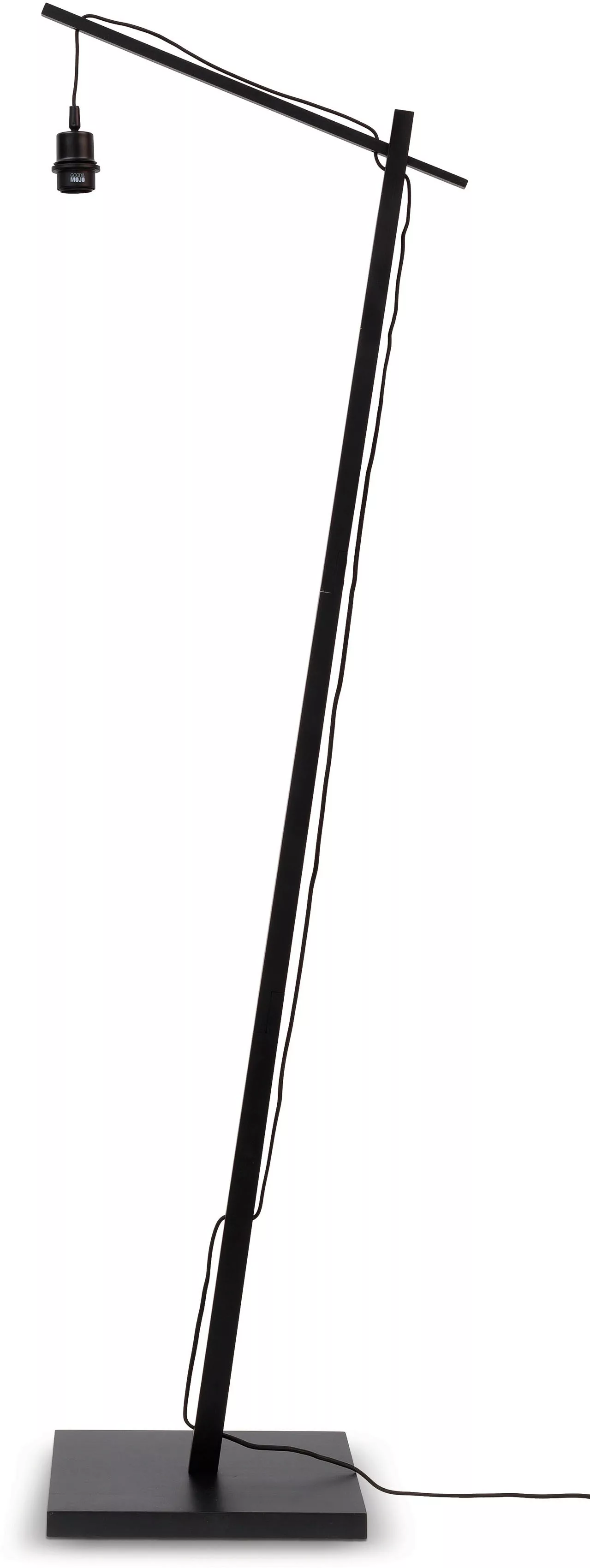 GOOD & MOJO Bhutan Stehlampe schwarz 176cm Ø50cm günstig online kaufen