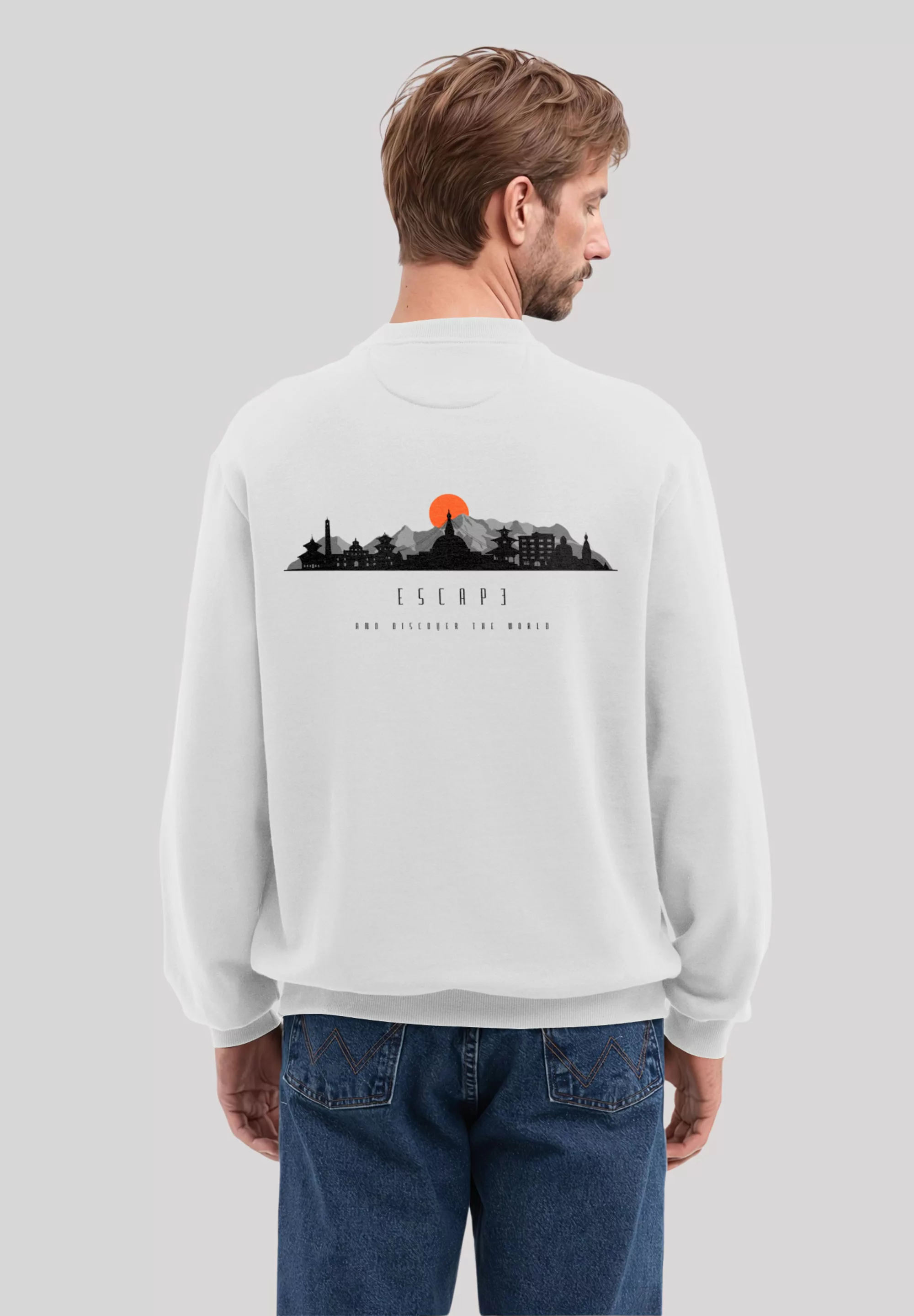 F4NT4STIC Sweatshirt "Escape Discover the World Asian Town", Premium Qualit günstig online kaufen