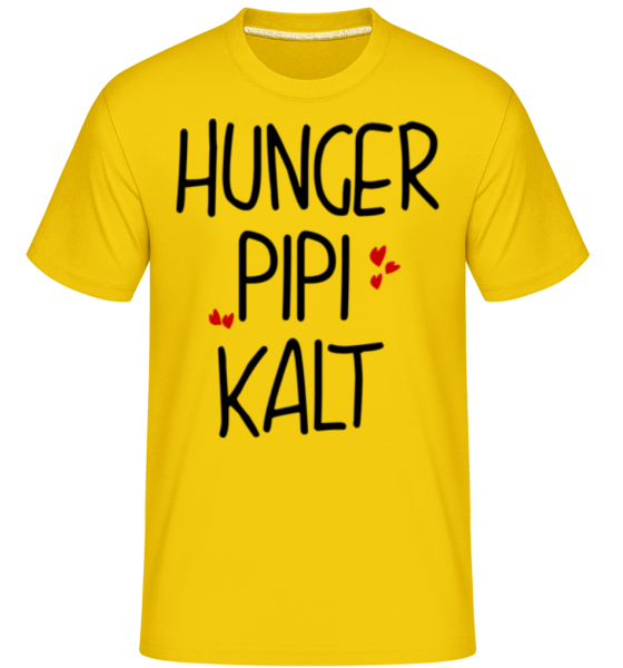 Hunger Pipi Kalt · Shirtinator Männer T-Shirt günstig online kaufen