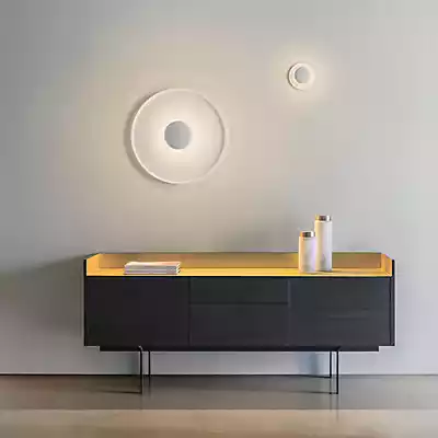 Vibia Top Decken- und Wandleuchte LED, blau - ø40 cm - 1-10 V/Push günstig online kaufen