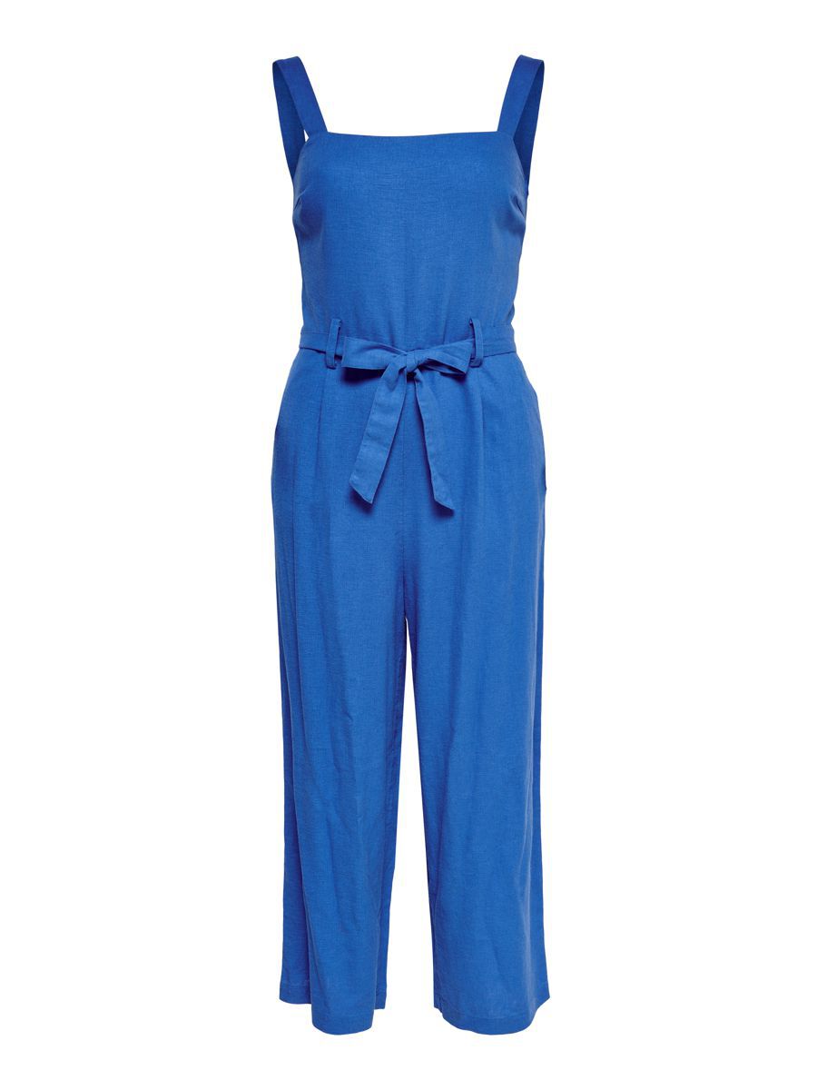 ONLY Leinenmix- Jumpsuit Damen Blau günstig online kaufen