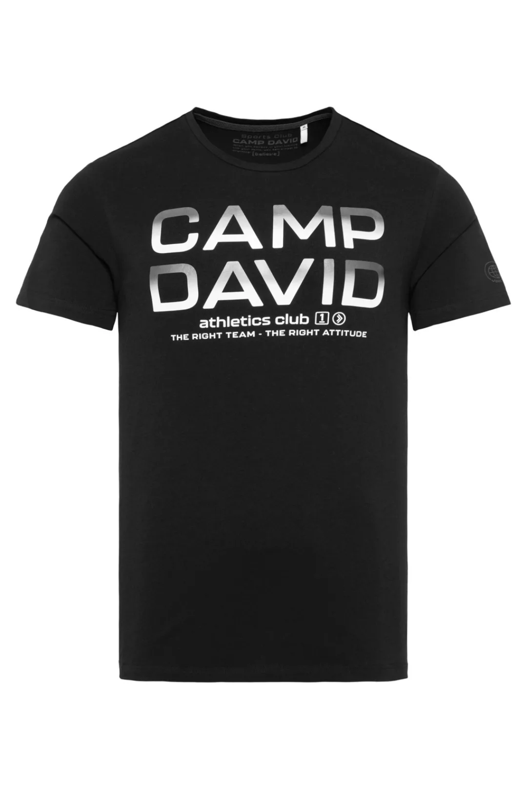 CAMP DAVID Rundhalsshirt, mit reflektierenden Details günstig online kaufen