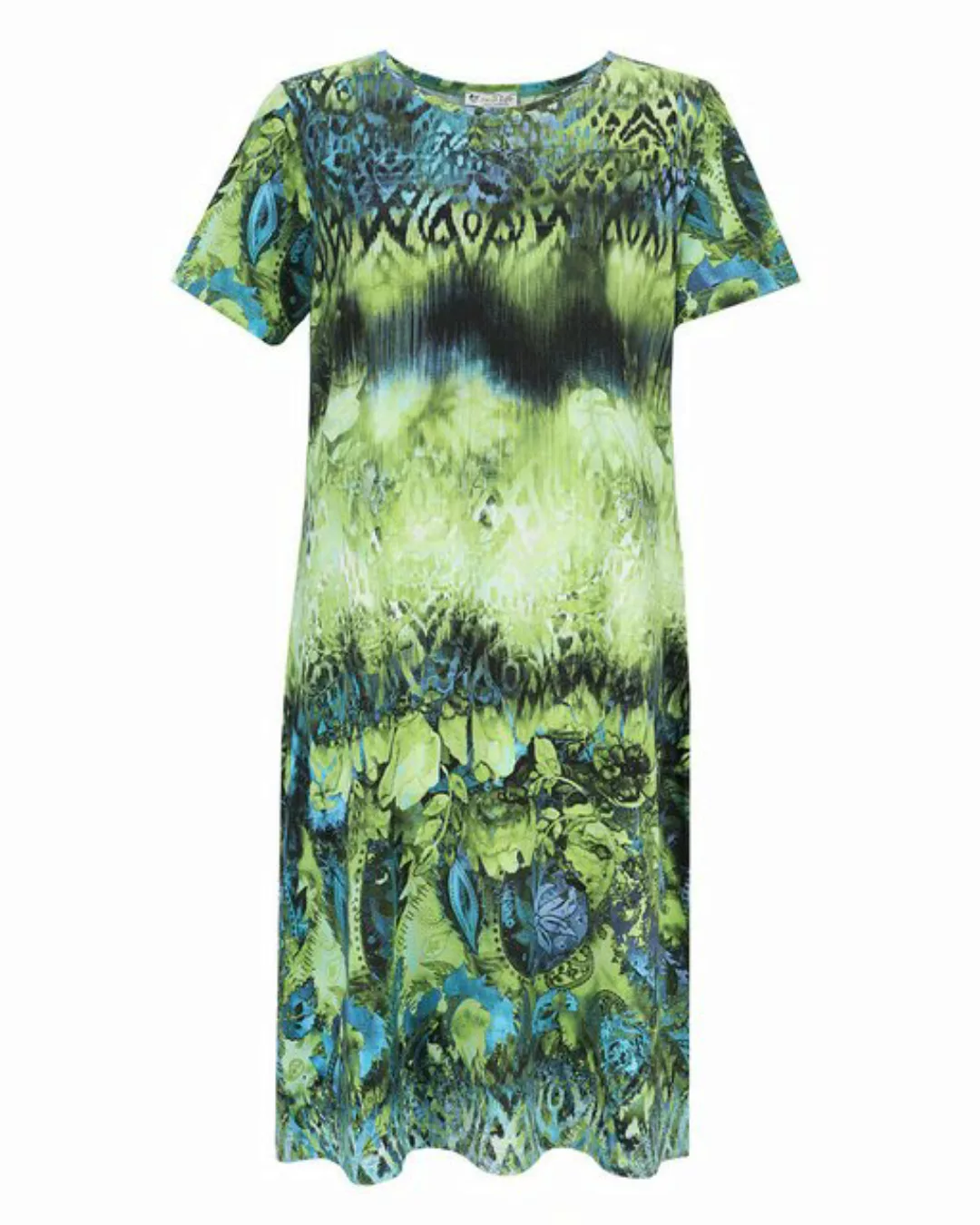 Hajo Sommerkleid Kleid Ikat-Bordürenprint 1/2 Arm günstig online kaufen
