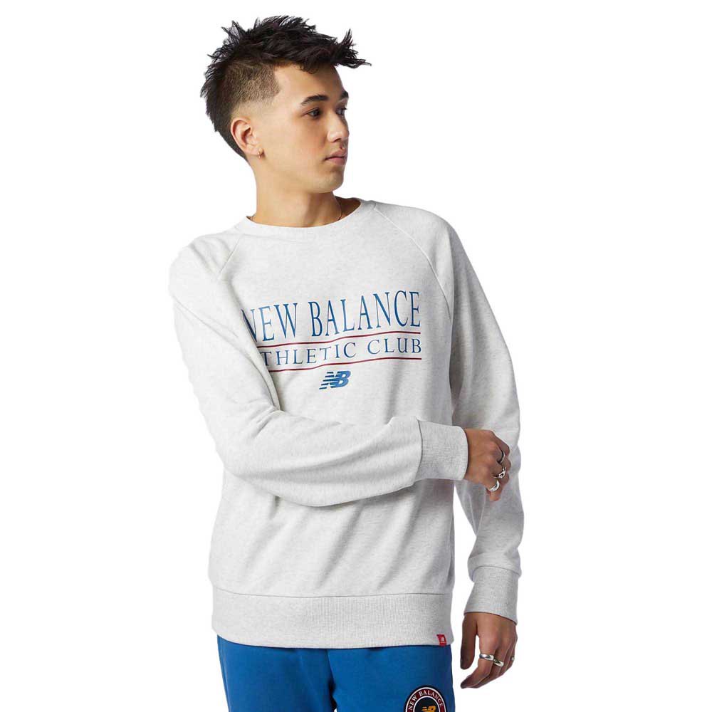 New Balance Essentials Athletic Club Crew Pullover XL Sea Salt Heather günstig online kaufen