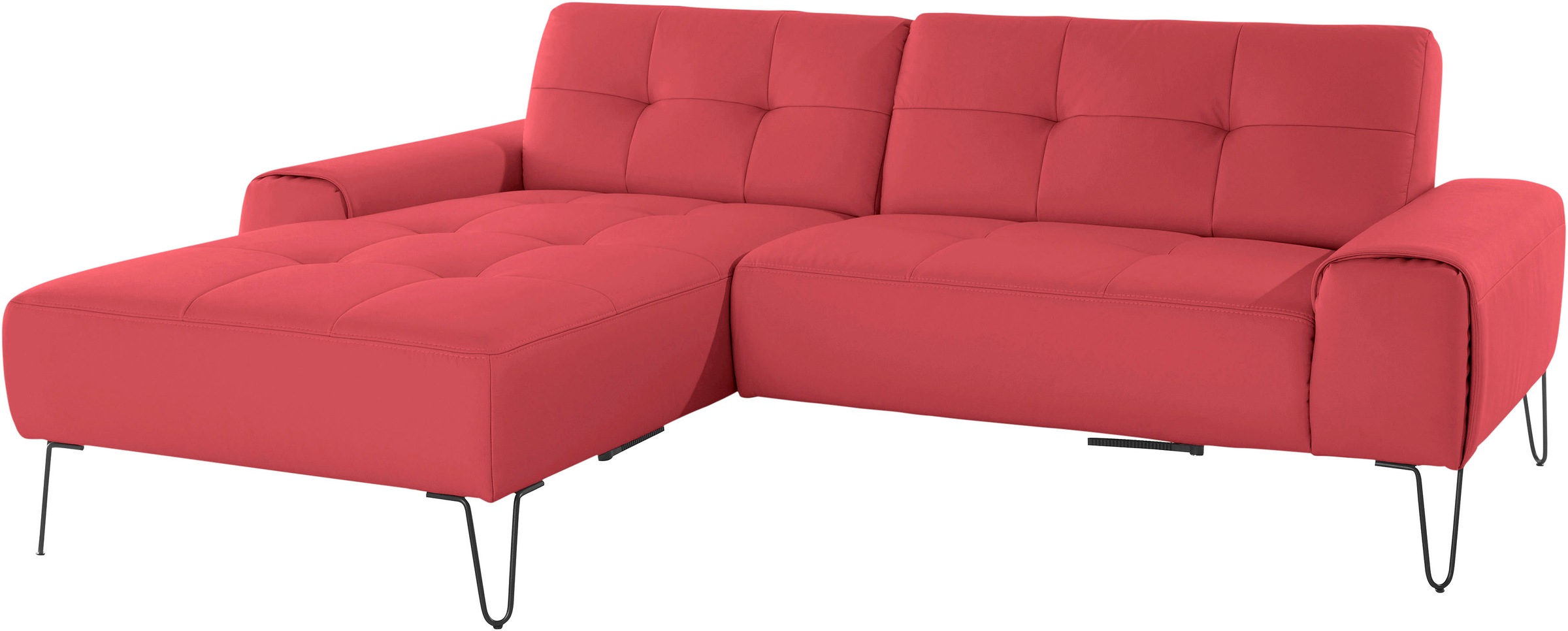 exxpo - sofa fashion Ecksofa "Taranto, aktuelles Design trifft Sitzkomfort, günstig online kaufen