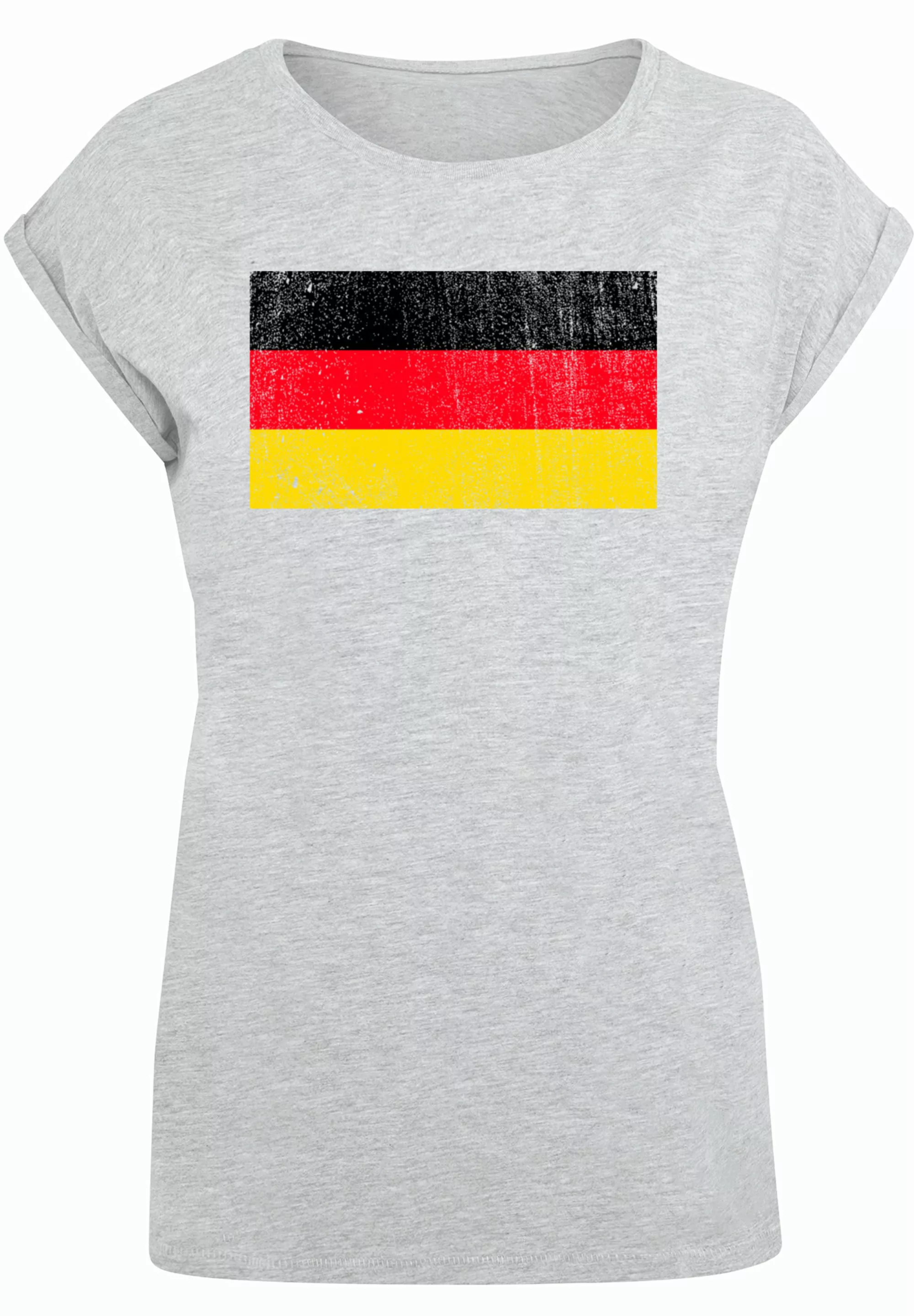 F4NT4STIC T-Shirt "Germany Deutschland Flagge distressed", Print günstig online kaufen