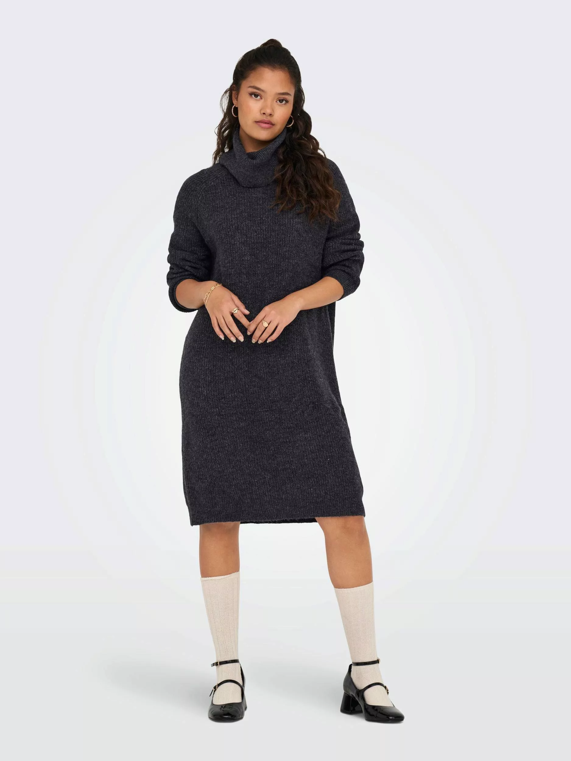 ONLY Strickkleid ONLSILLY LS ROLLNECK DRESS günstig online kaufen