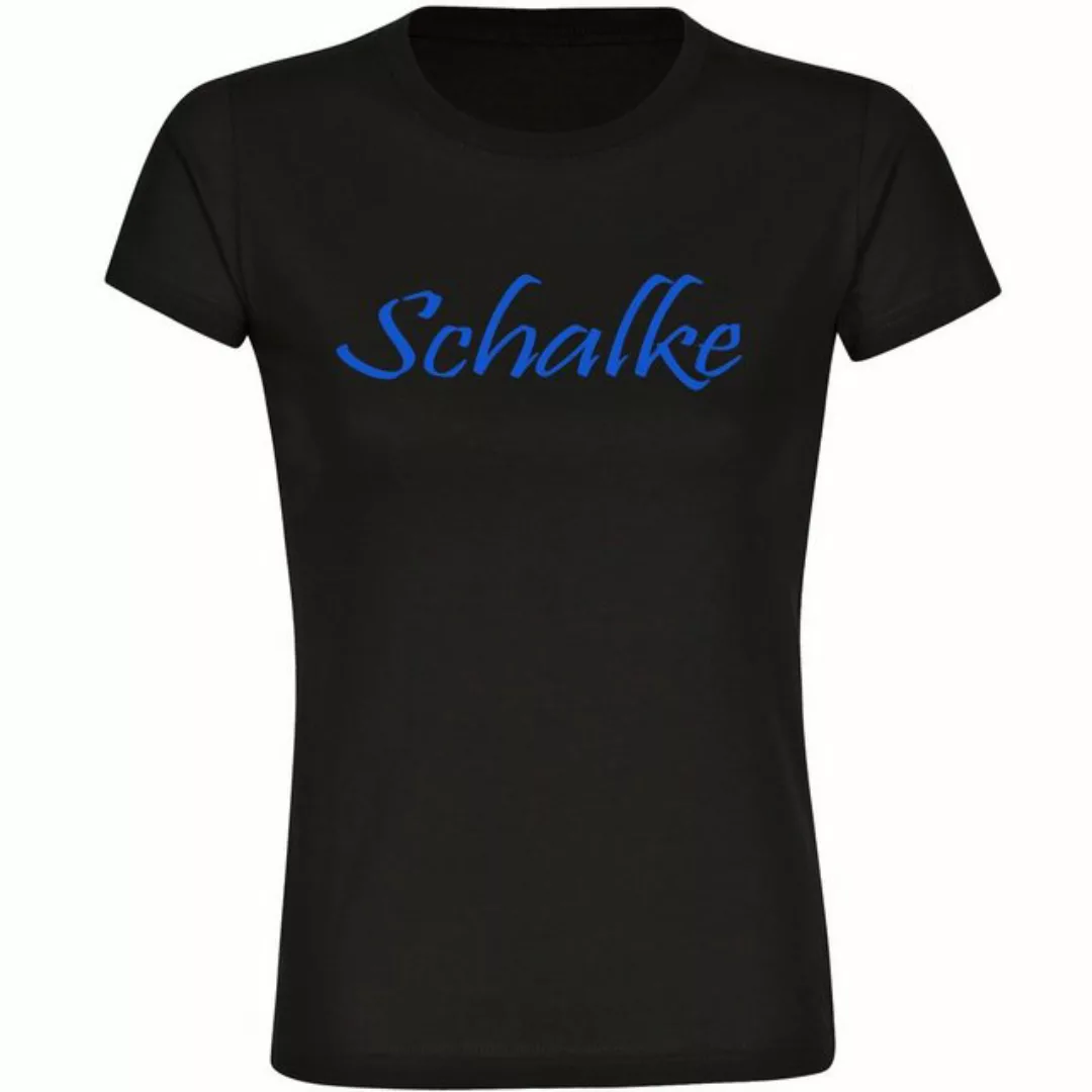 multifanshop T-Shirt Damen Schalke - Schriftzug - Frauen günstig online kaufen