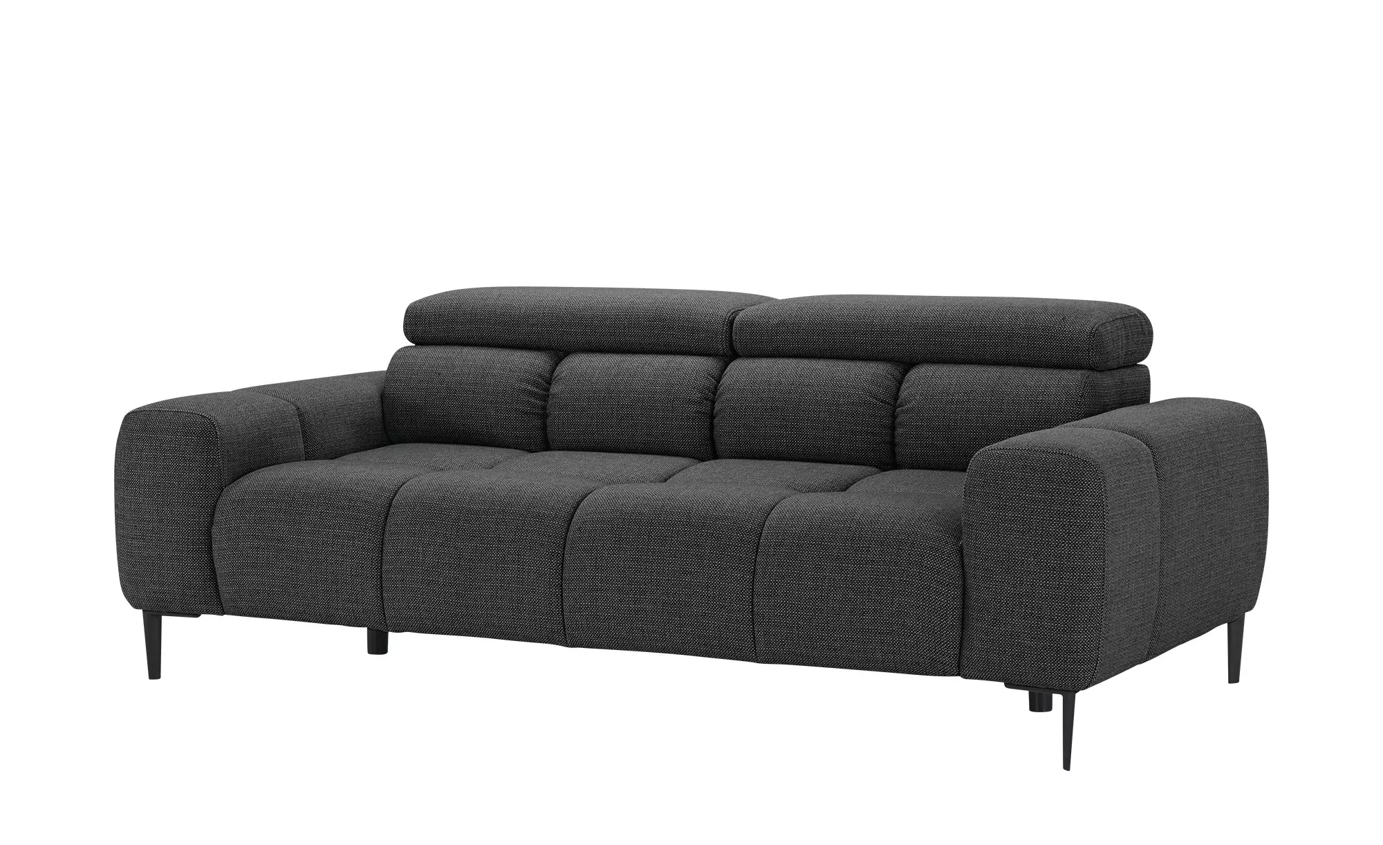 switch Sofa 3-sitzig aus Flachgewebe Plaza ¦ grau ¦ Maße (cm): B: 212 H: 99 günstig online kaufen