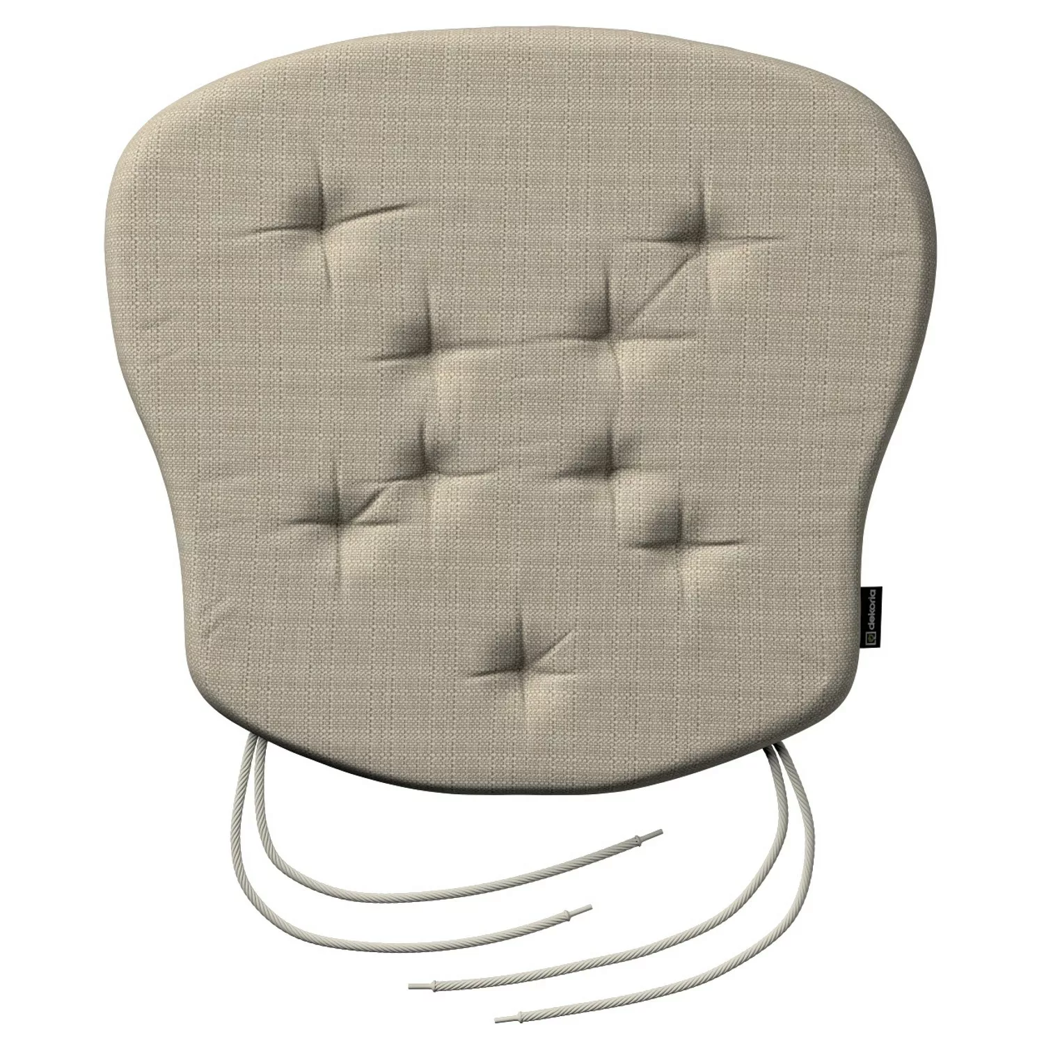 Stuhlkissen Peter mit Bindeschnur, beige, 41x 38 x 3,5 cm, Living II (162-0 günstig online kaufen