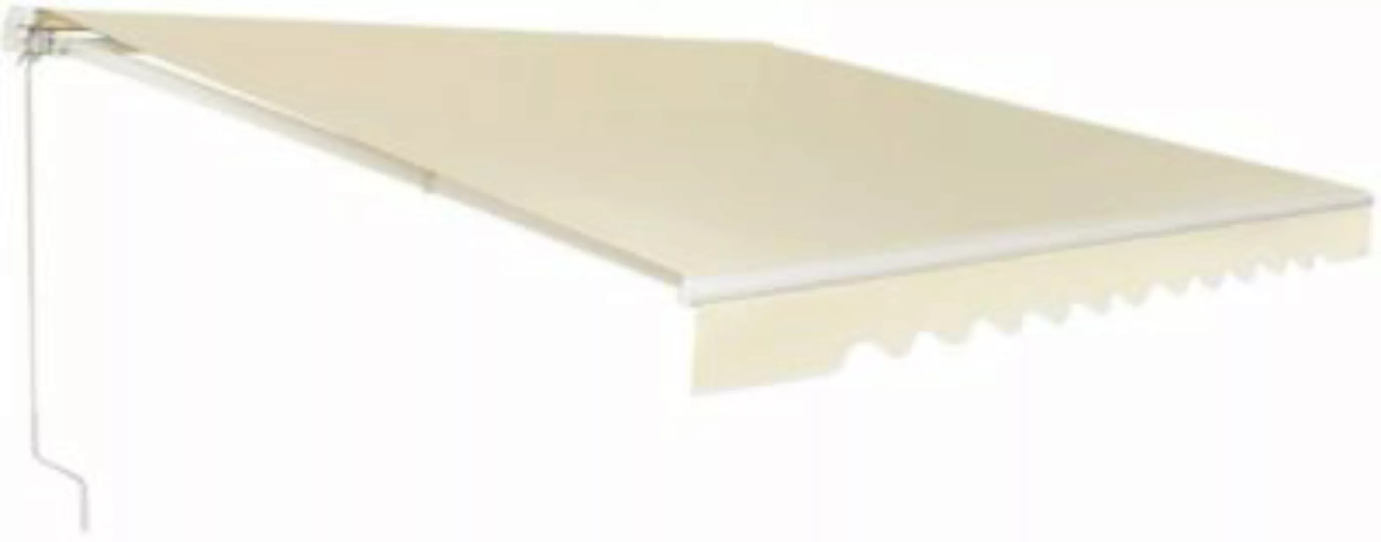 COSTWAY® Markise mit kurbel 2,5 x 2 m beige günstig online kaufen