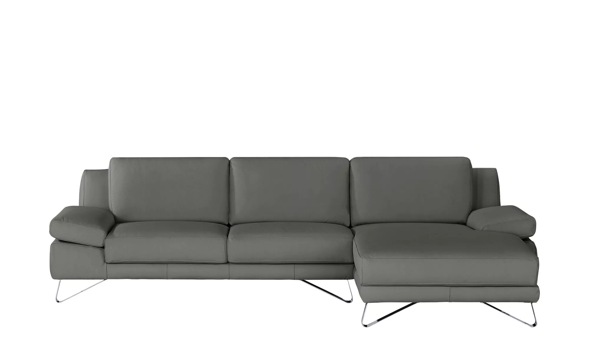 Ecksofa  Fine ¦ grau ¦ Maße (cm): B: 281 H: 81 T: 162 Polstermöbel > Sofas günstig online kaufen