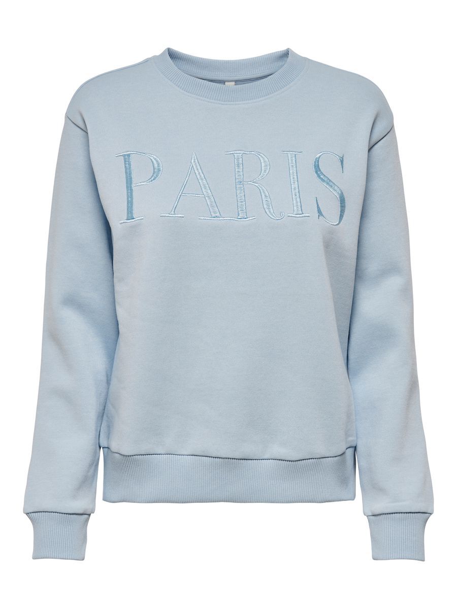 ONLY Statement Sweatshirt Damen Blau günstig online kaufen