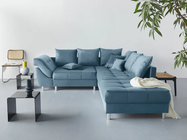 COLLECTION AB Ecksofa »(Spar-Set) Innsbruck L-Form und Hocker«, (Spar-Set), günstig online kaufen