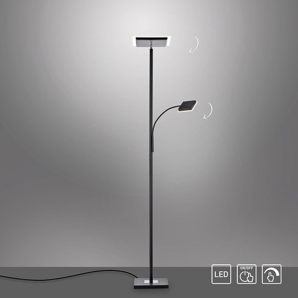 SellTec Stehlampe LED Deckenfluter Stehleuchte, dimmbar günstig online kaufen