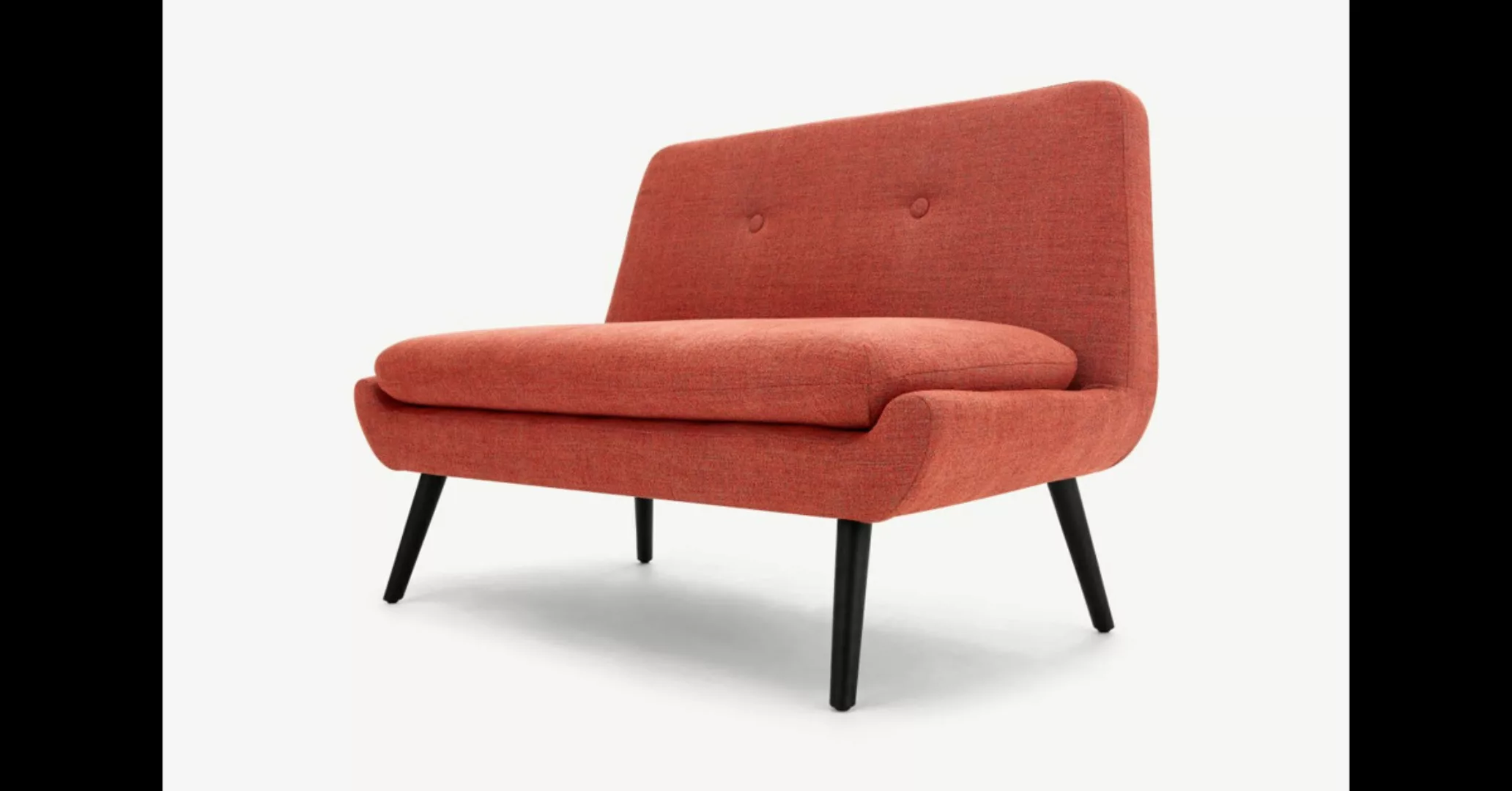 Jonny 2-Sitzer Sofa, Vintage-Orange - MADE.com günstig online kaufen
