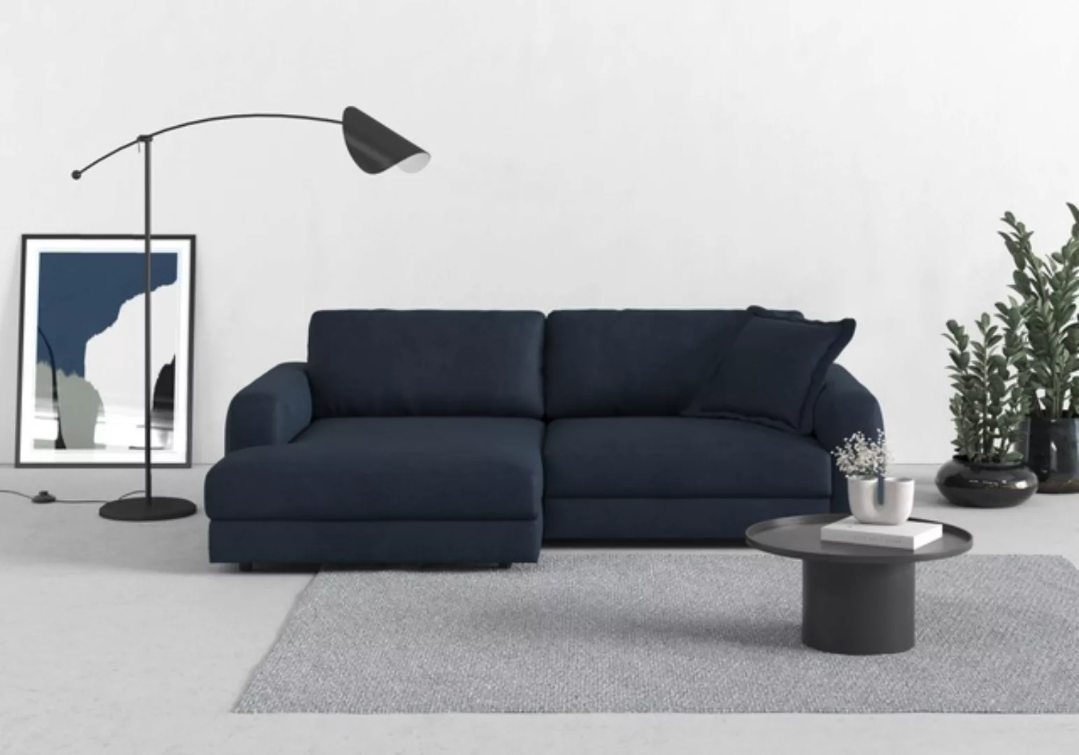 TRENDMANUFAKTUR Ecksofa »Bourbon, Designsofa mit tollem Sitzkomfort, L-Form günstig online kaufen