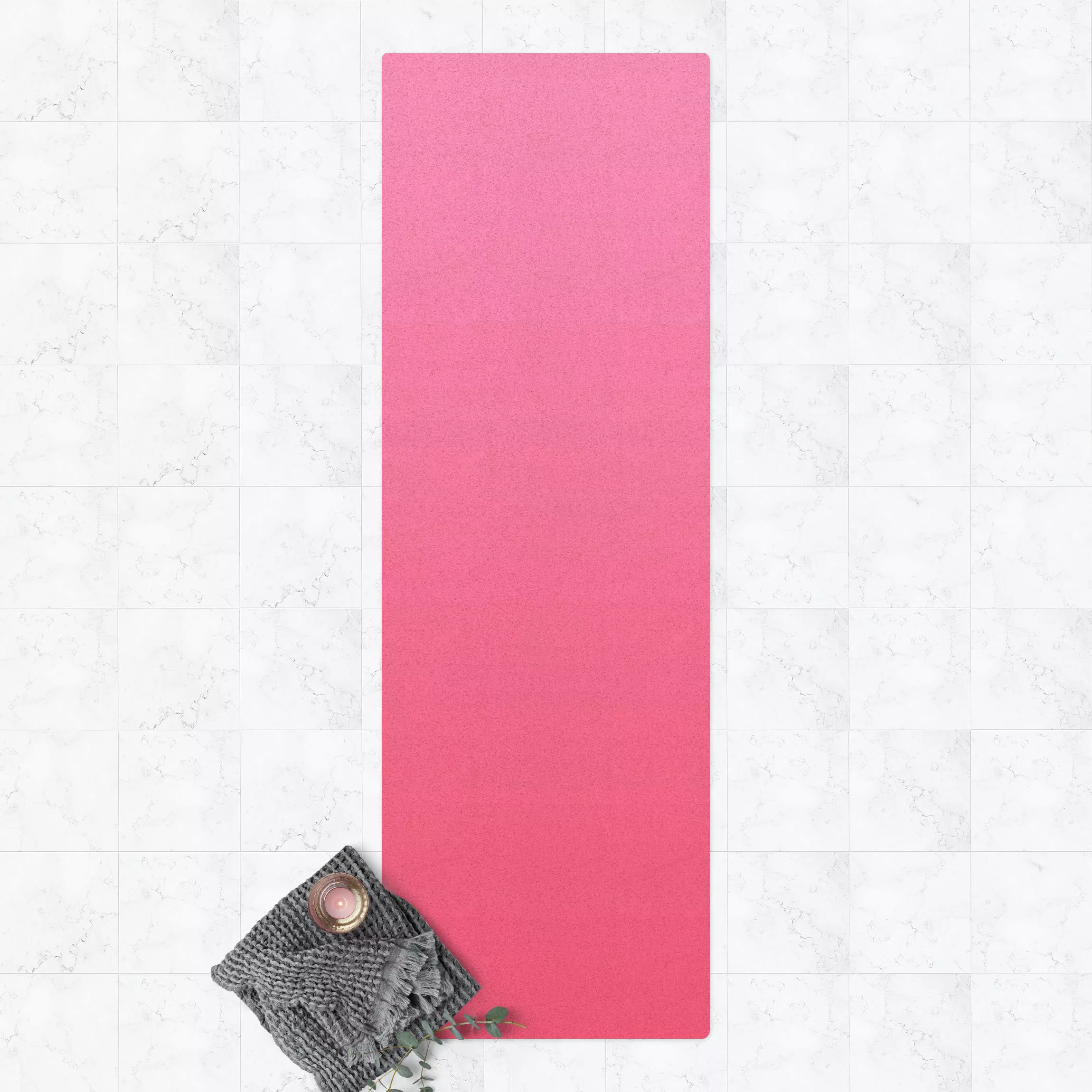 Kork-Teppich Farbverlauf Pink günstig online kaufen