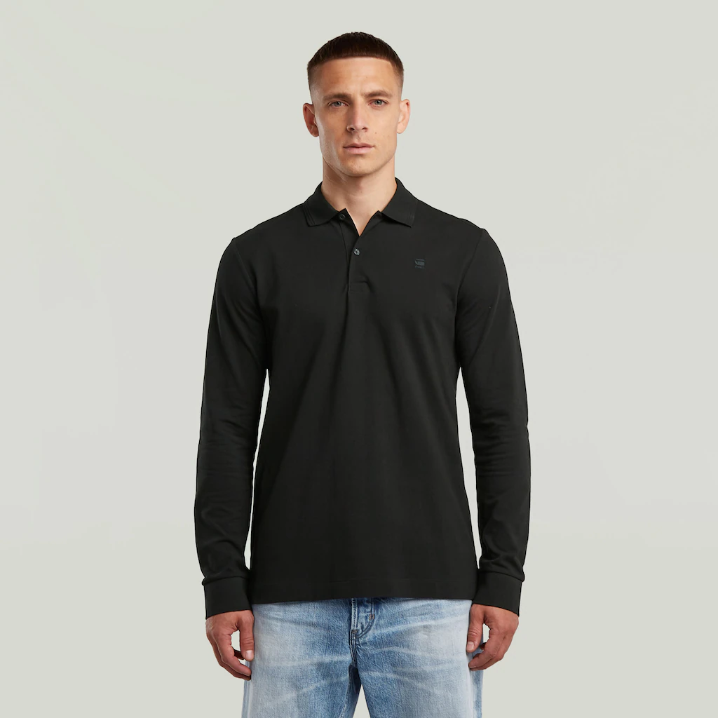 G-STAR Poloshirt "Dunda Slim Polo", langärmlig, mit Logo günstig online kaufen