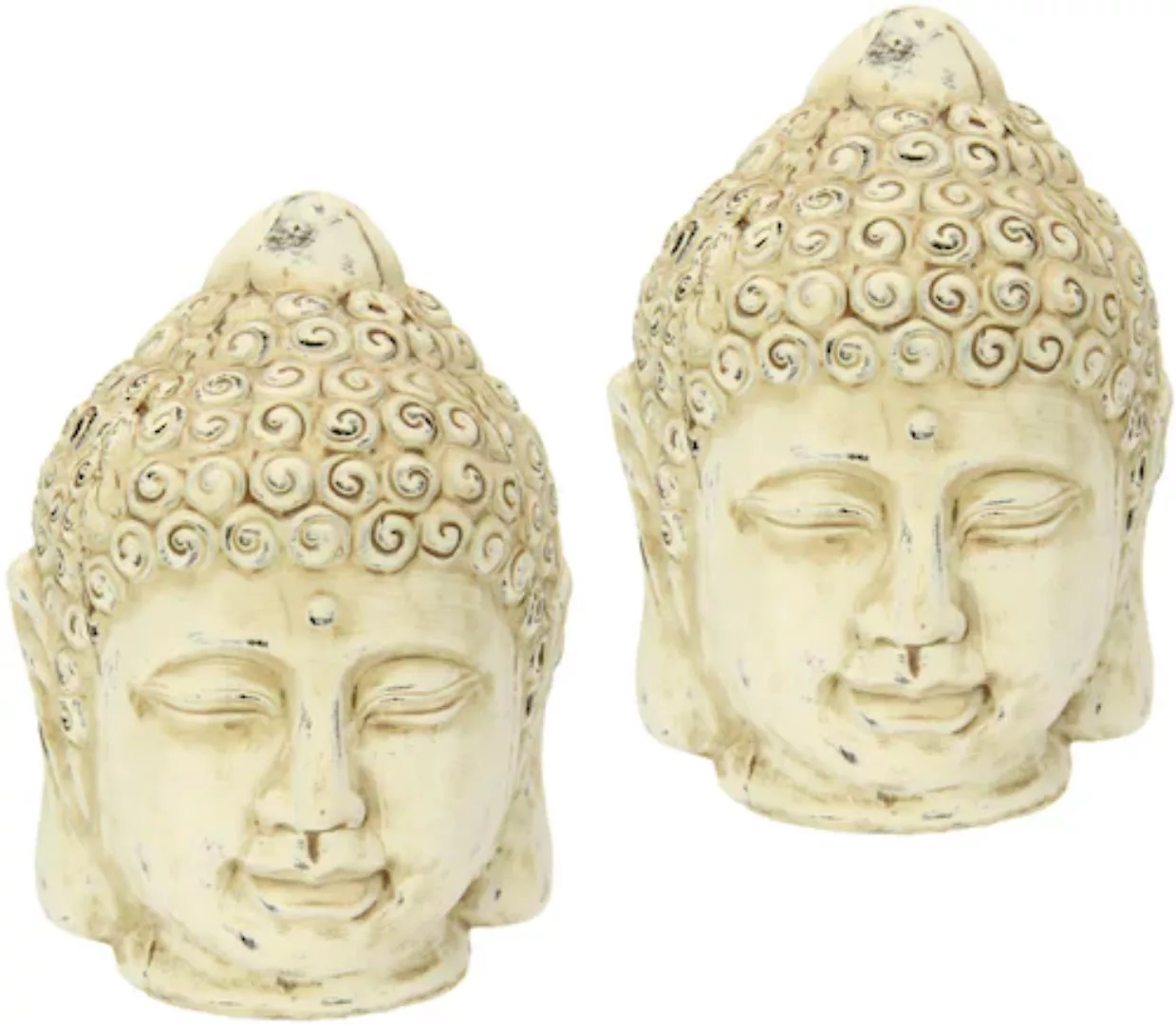 I.GE.A. Dekofigur »Buddha-Kopf« günstig online kaufen